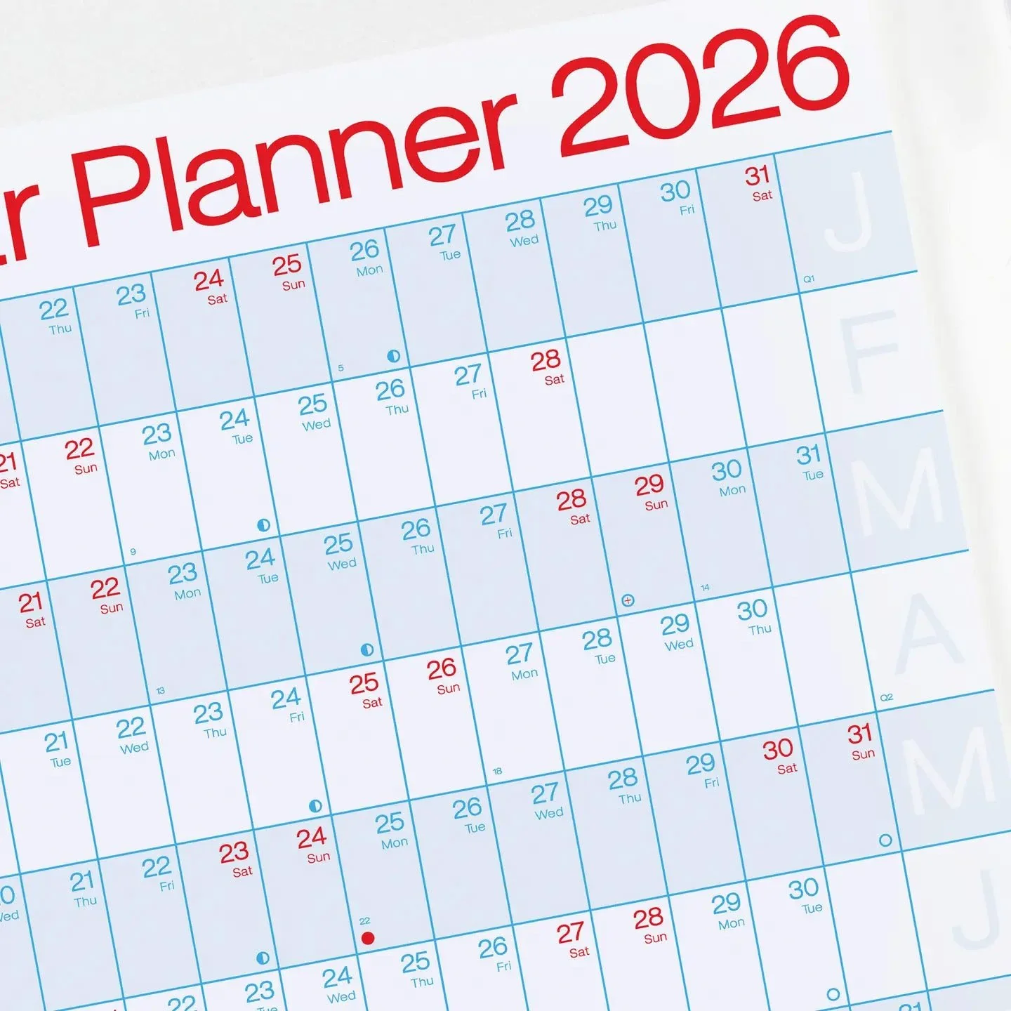 2026 Year Planner - Landscape View - Image 3