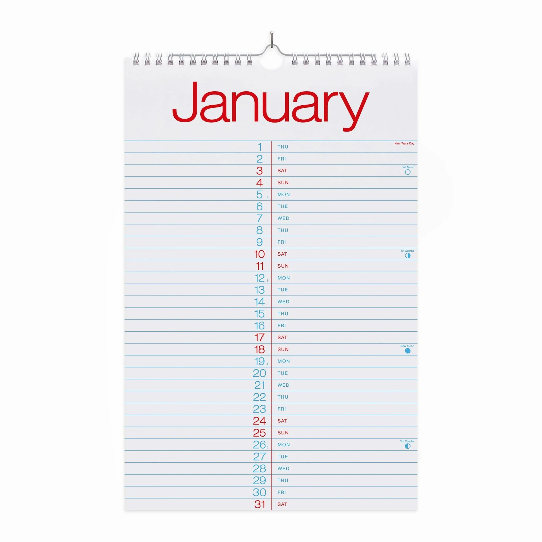 2026 Double Dates Wall Calendar
