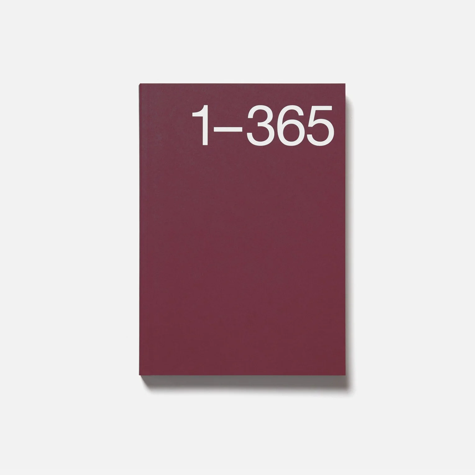 365 Journal Planner with Pocket: Maroon 1955
