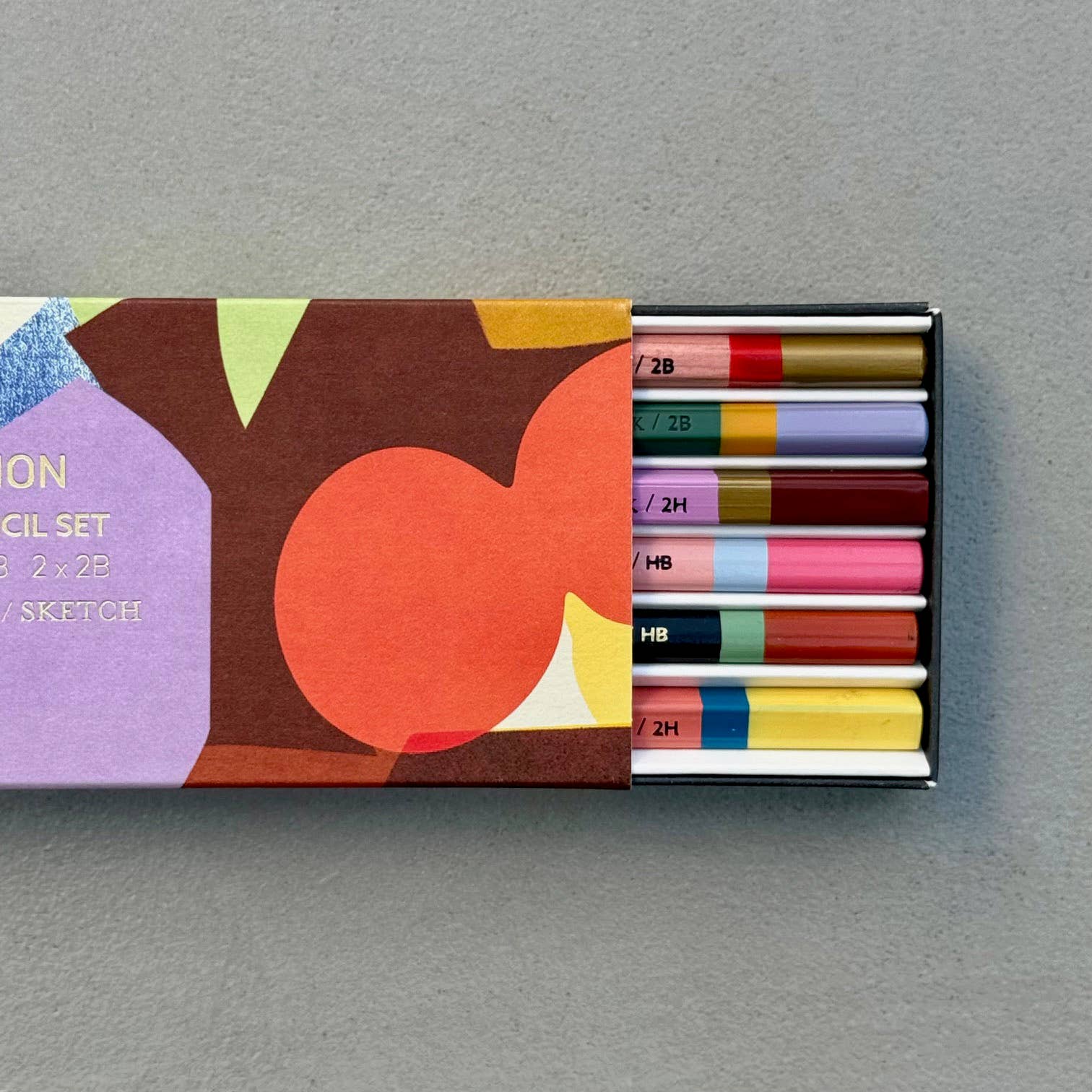 British Colour Block Pencil Set: Abstract - Image 3