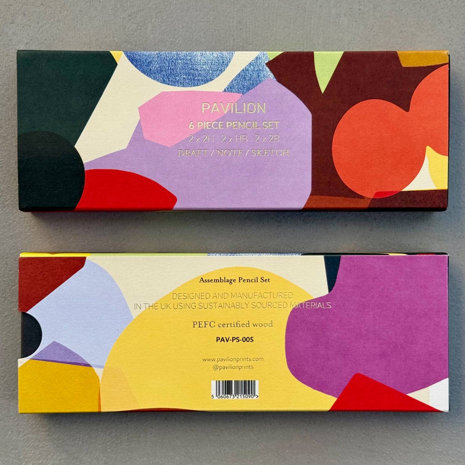 British Colour Block Pencil Set: Abstract - Image 5