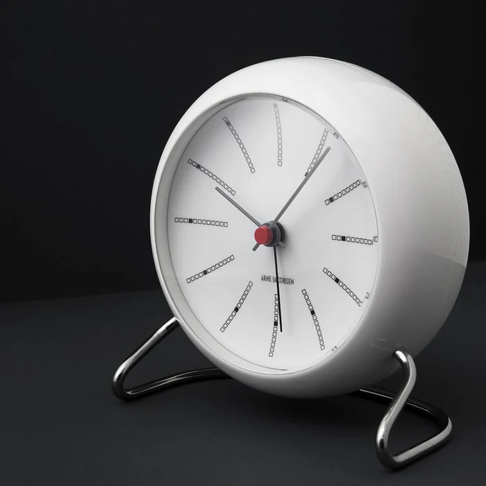 Arne Jacobsen Banker Clock: 2 Colors - Image 2