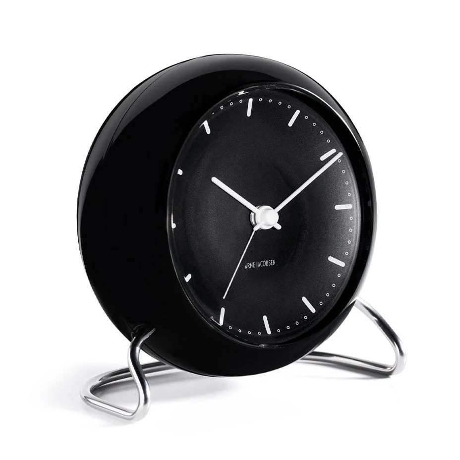 Arne Jacobsen Station Clock: Black