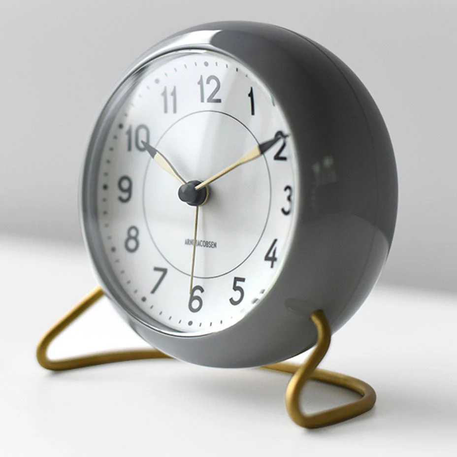 Arne Jacobsen Station Clock: Grey - Image 2