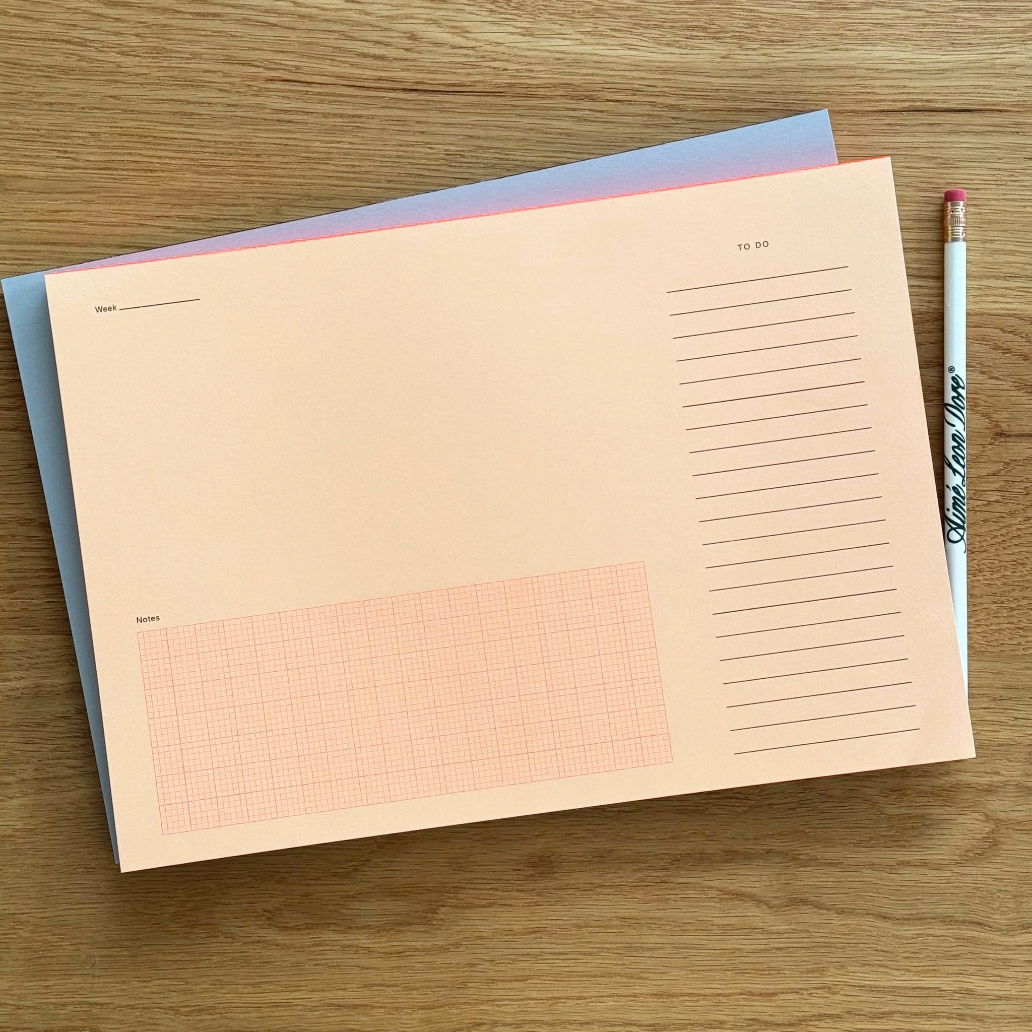 Before Breakfast Desktop Notepad: Salmon - Image 3