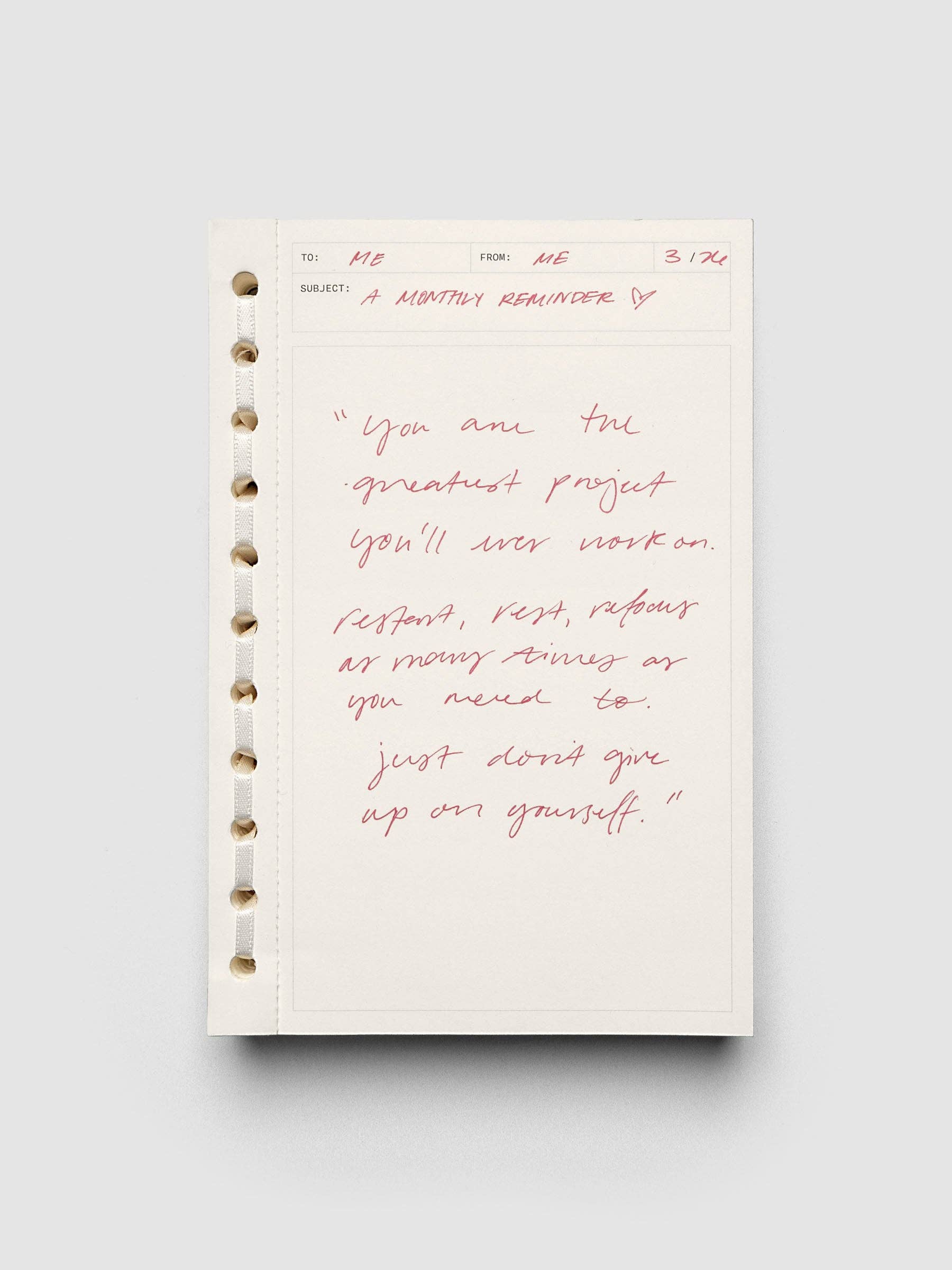 Black-Edged Perforated Message Pad - Image 3