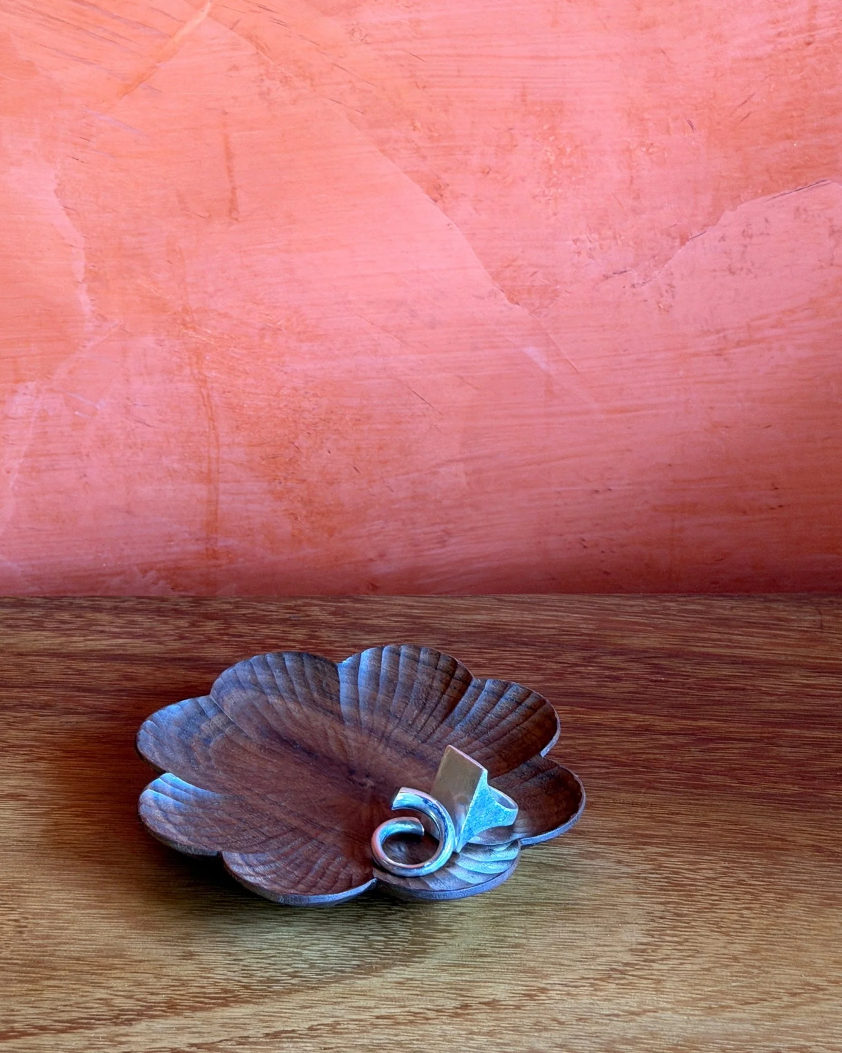Hand-carved Black Walnut Catchall - Image 2