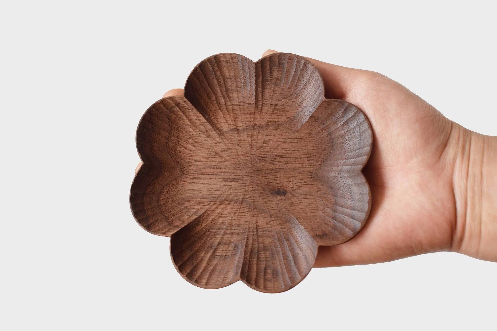Hand-carved Black Walnut Catchall - Image 8