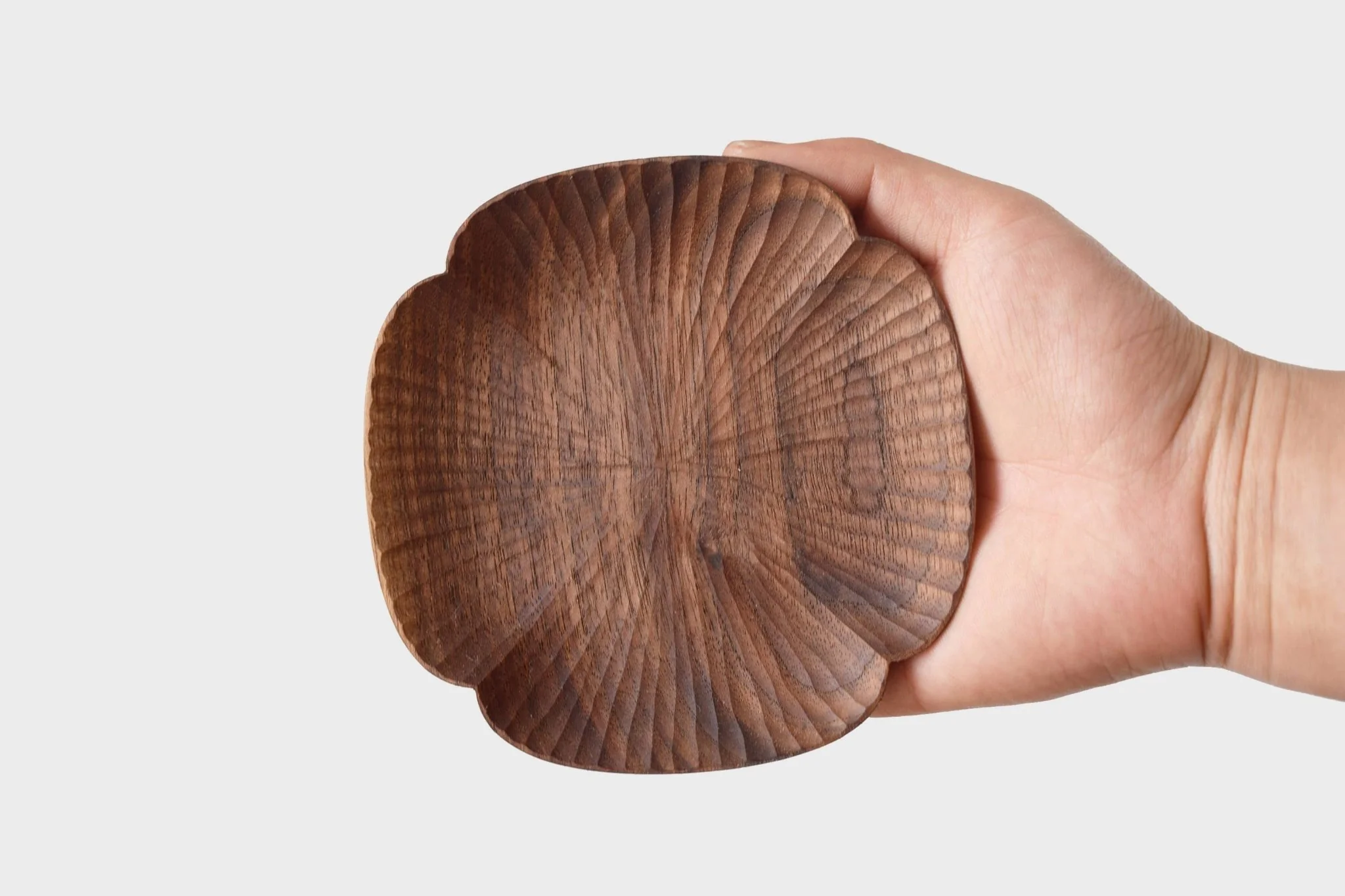 Hand-carved Black Walnut Catchall - Image 9