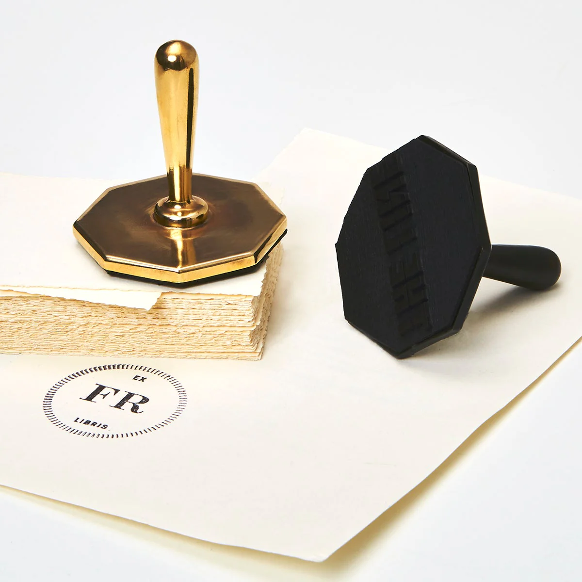 Blackened Bronze Custom Rubber Stamp: 2 finishes - Image 4