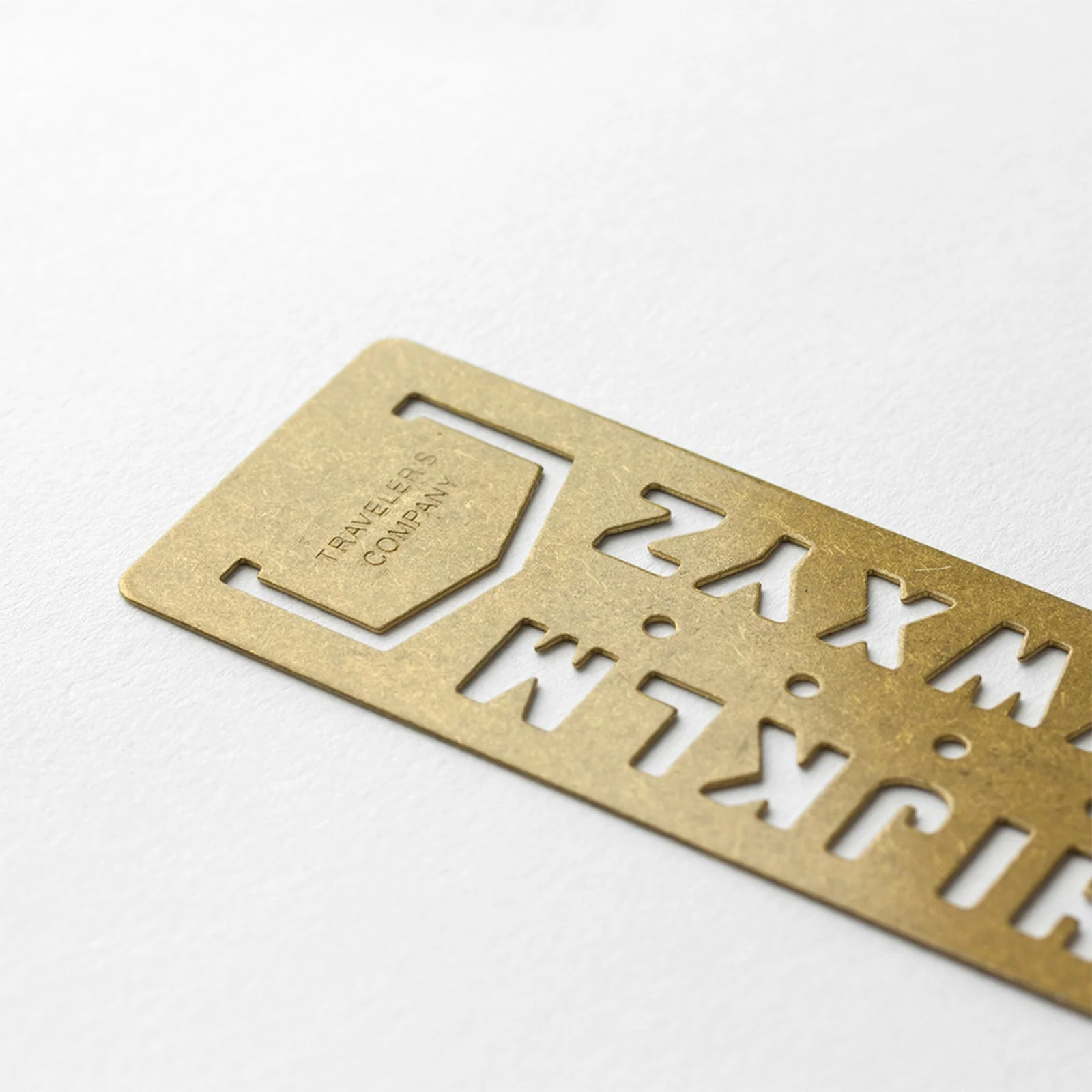 Brass Alphabet Template Bookmark - Image 4