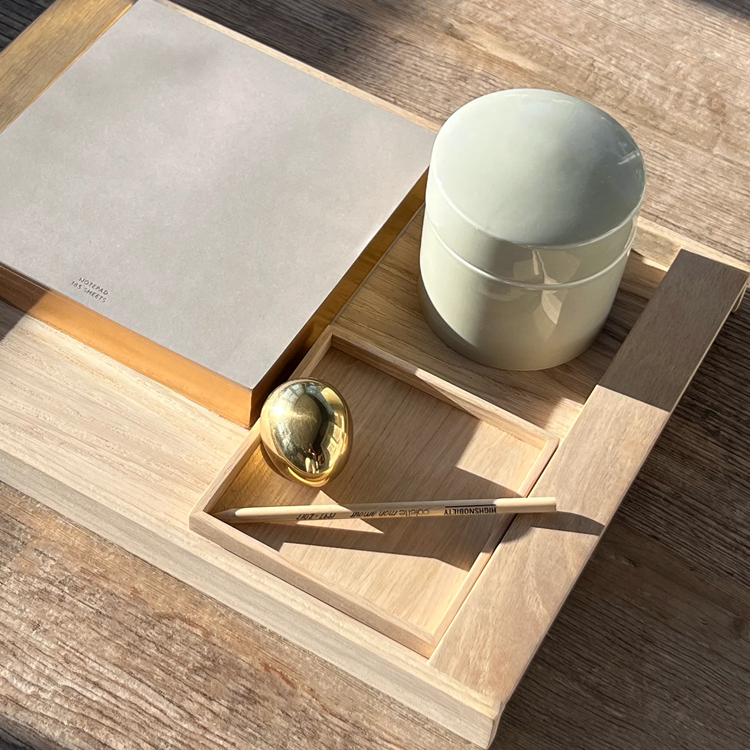 Brass Egg Paperweight - Image 5