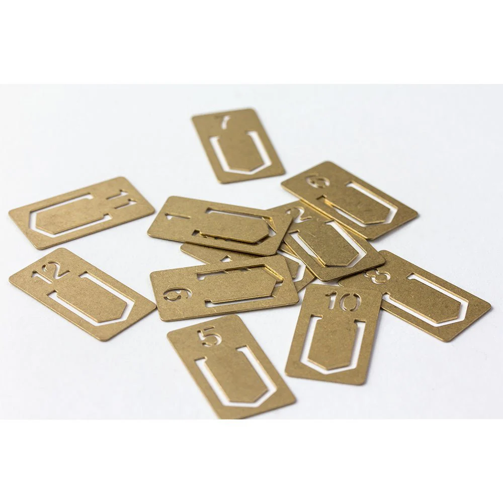 Traveler's Brass Number Clips - Image 4