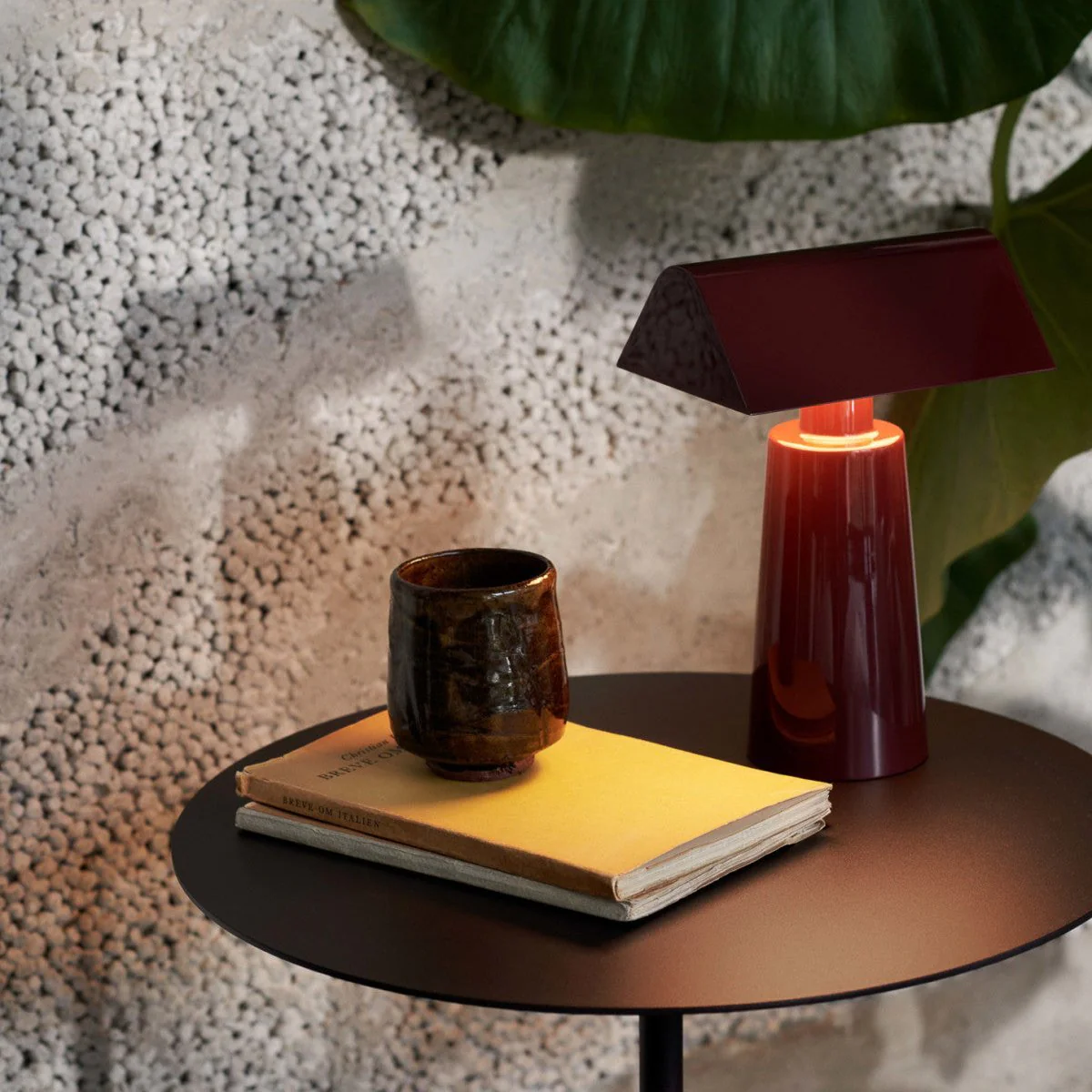 Caret Portable Lamp: Deep Burgundy - Image 5