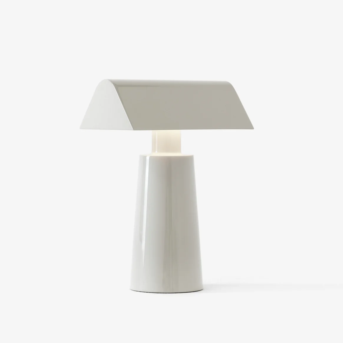 Caret Portable Lamp: Silk Grey