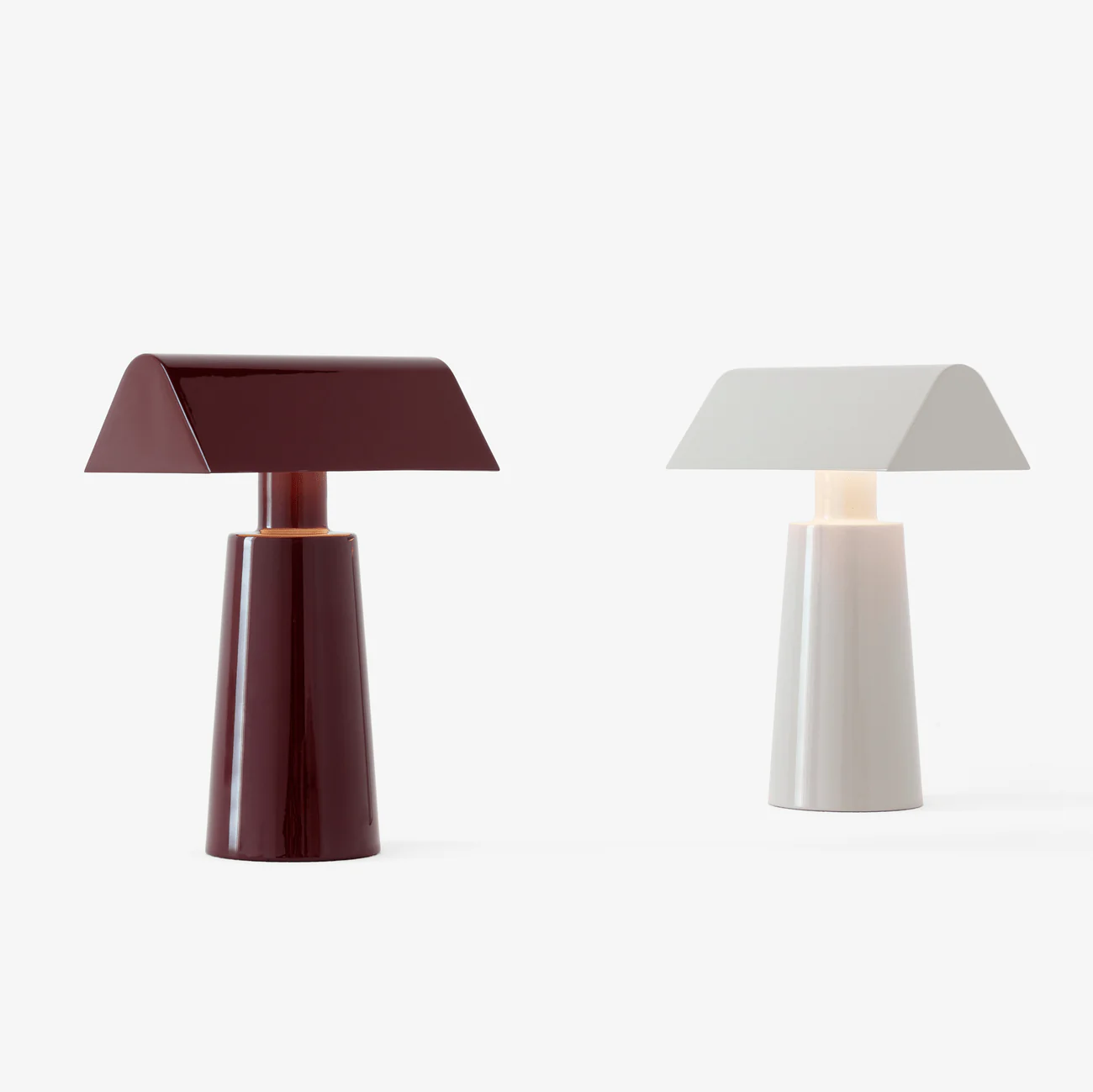 Caret Portable Lamp: Silk Grey - Image 7