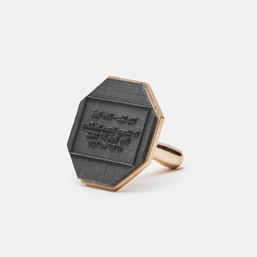 Cast Bronze Custom Rubber Stamp - Image 8