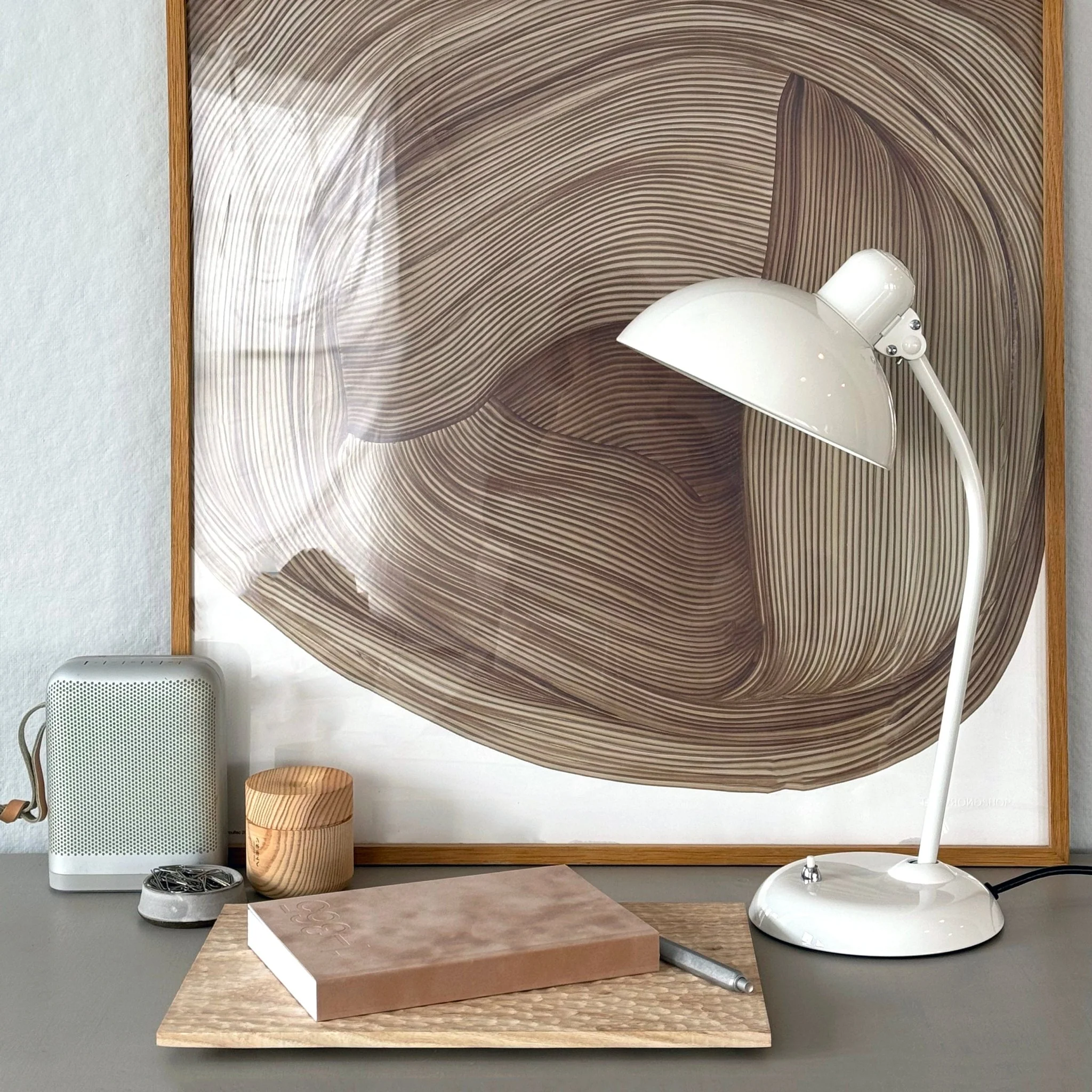 Christian Dell 'Kaiser Idell 6556-T' Lamp:  White - Image 7