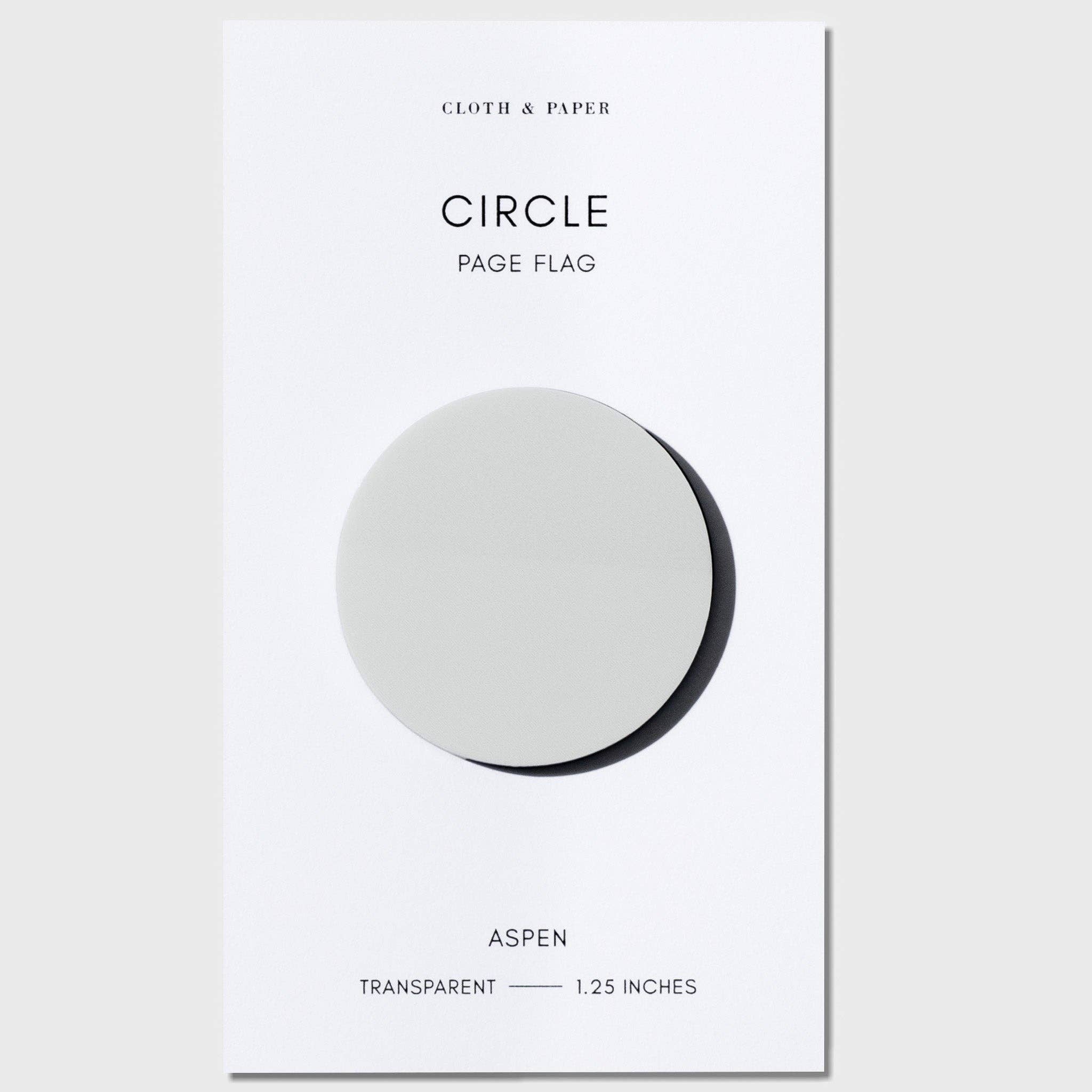 Translucent Circle Page Flags: Aspen - Image 3