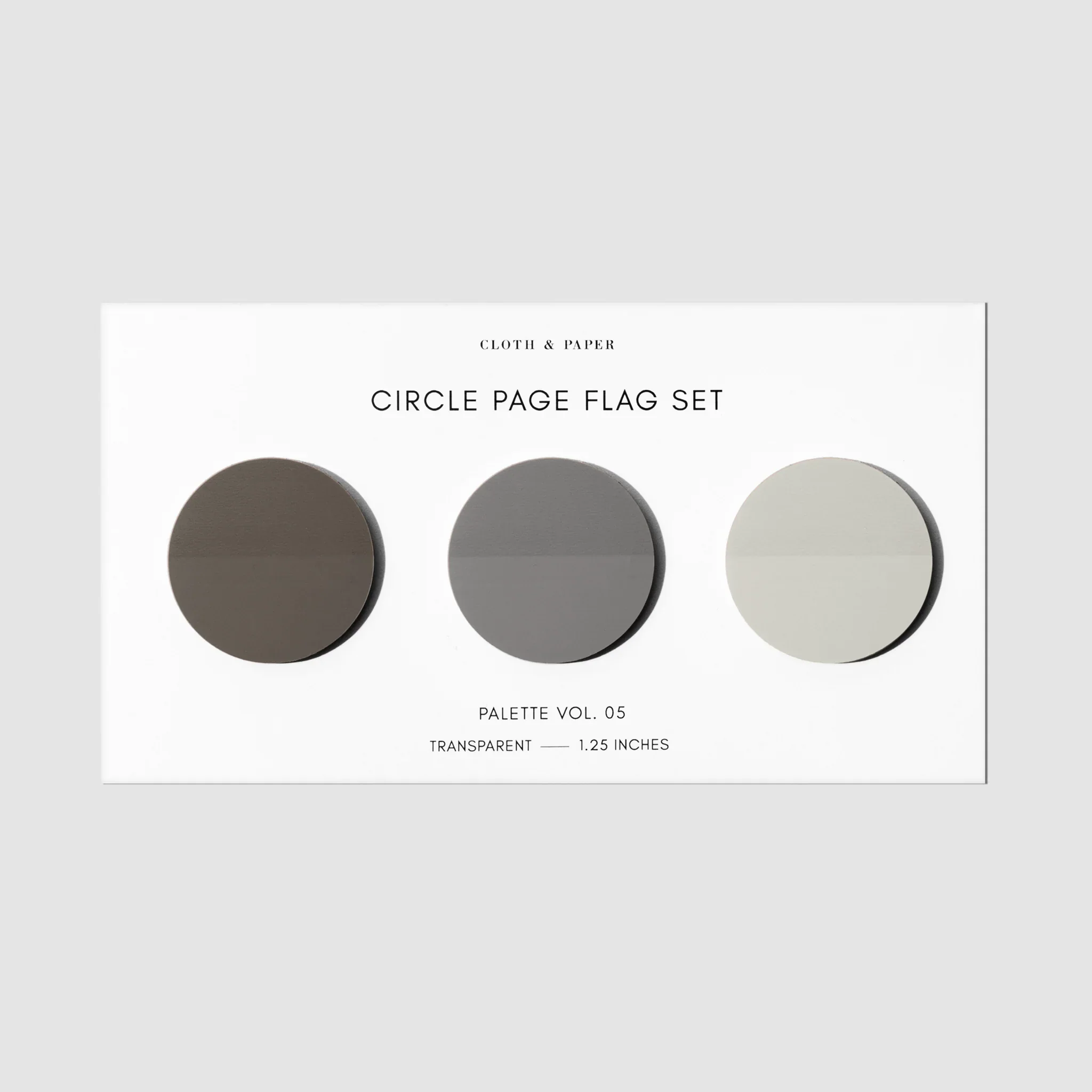 Circle Page Flag Trio