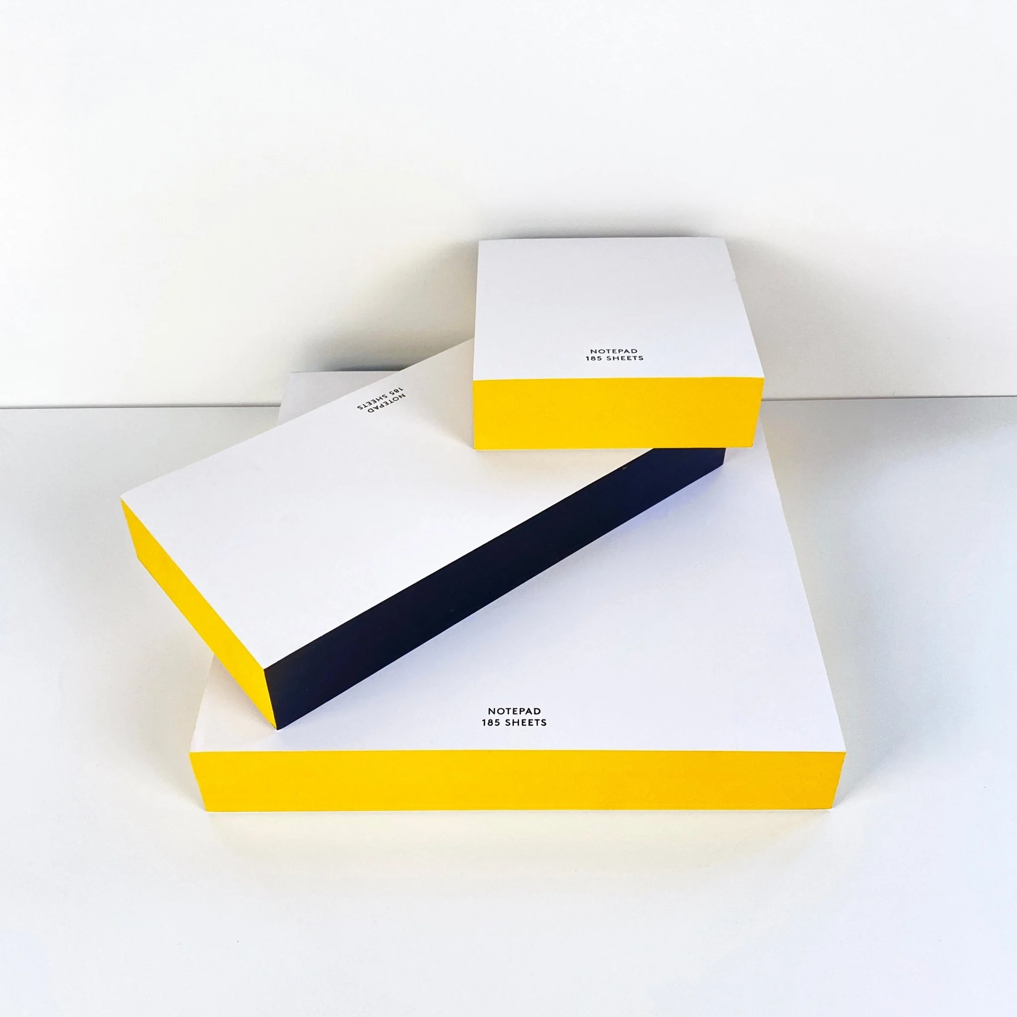 Color-edged Pads: Matte Yellow, 3 sizes - Image 5