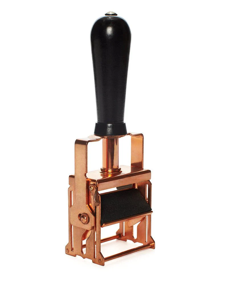 Self-Inking Custom Rubber Stamp: Copper+Black - Image 10