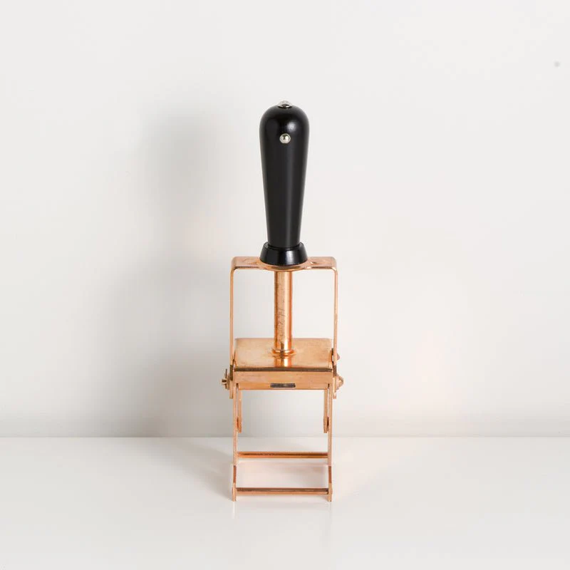 Self-Inking Custom Rubber Stamp: Copper+Black - Image 18