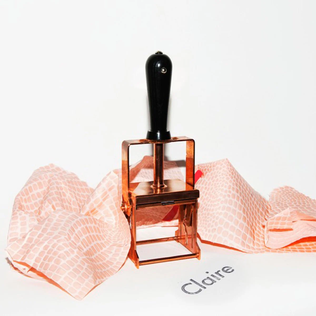 Self-Inking Custom Rubber Stamp: Copper+Black - Image 19