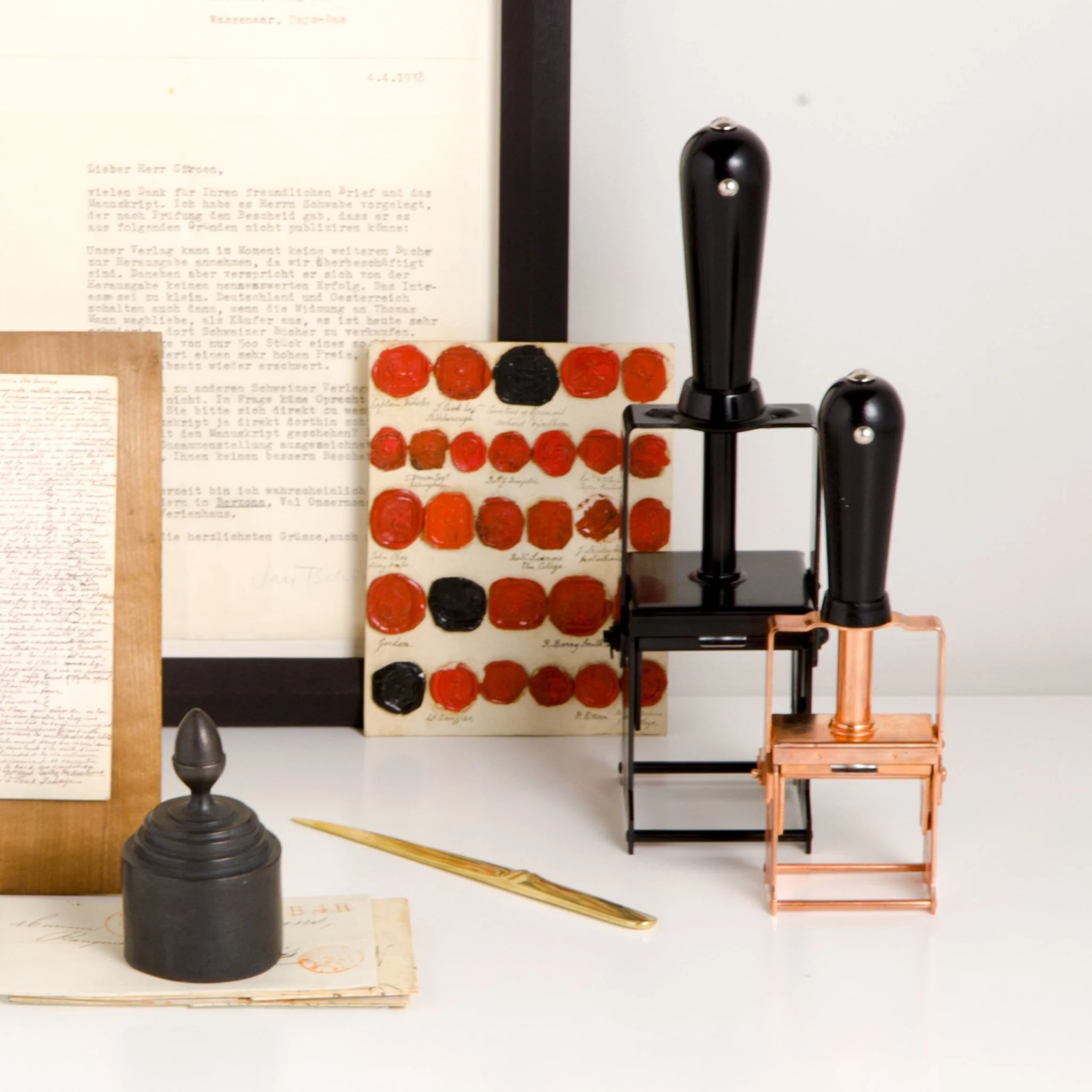 Self-Inking Custom Rubber Stamp: Copper+Black - Image 3