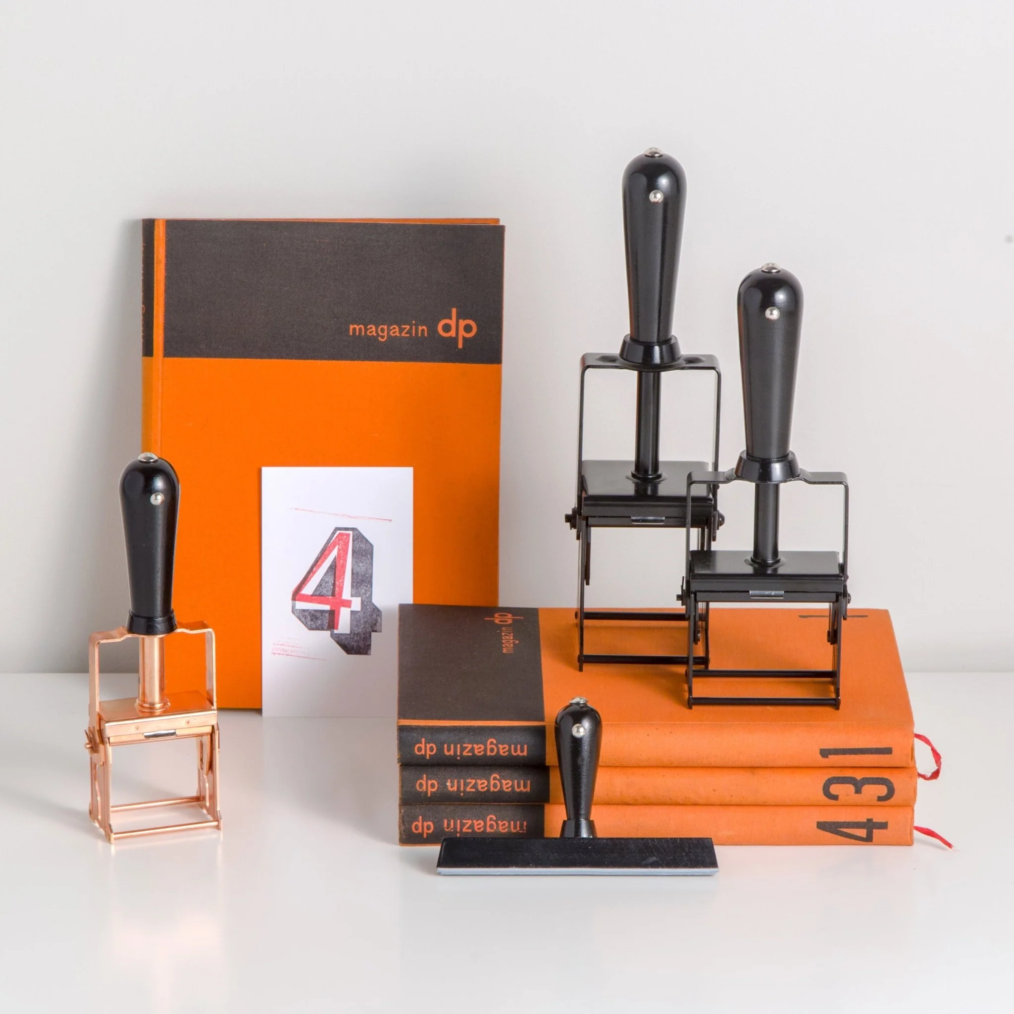 Self-Inking Custom Rubber Stamp: Copper+Black - Image 6