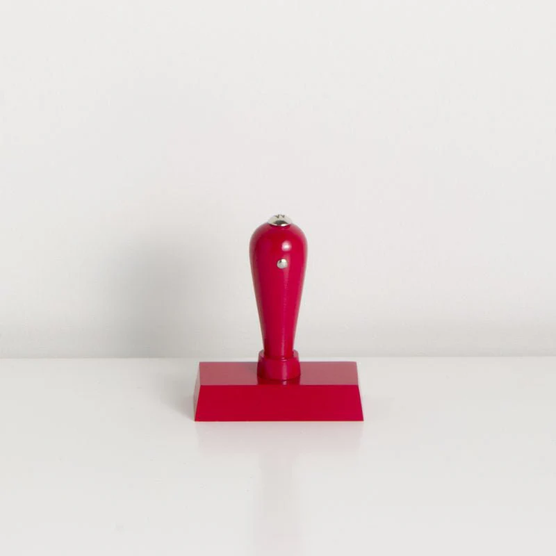 Custom Rubber Stamp: Red Gloss Wood - Image 10