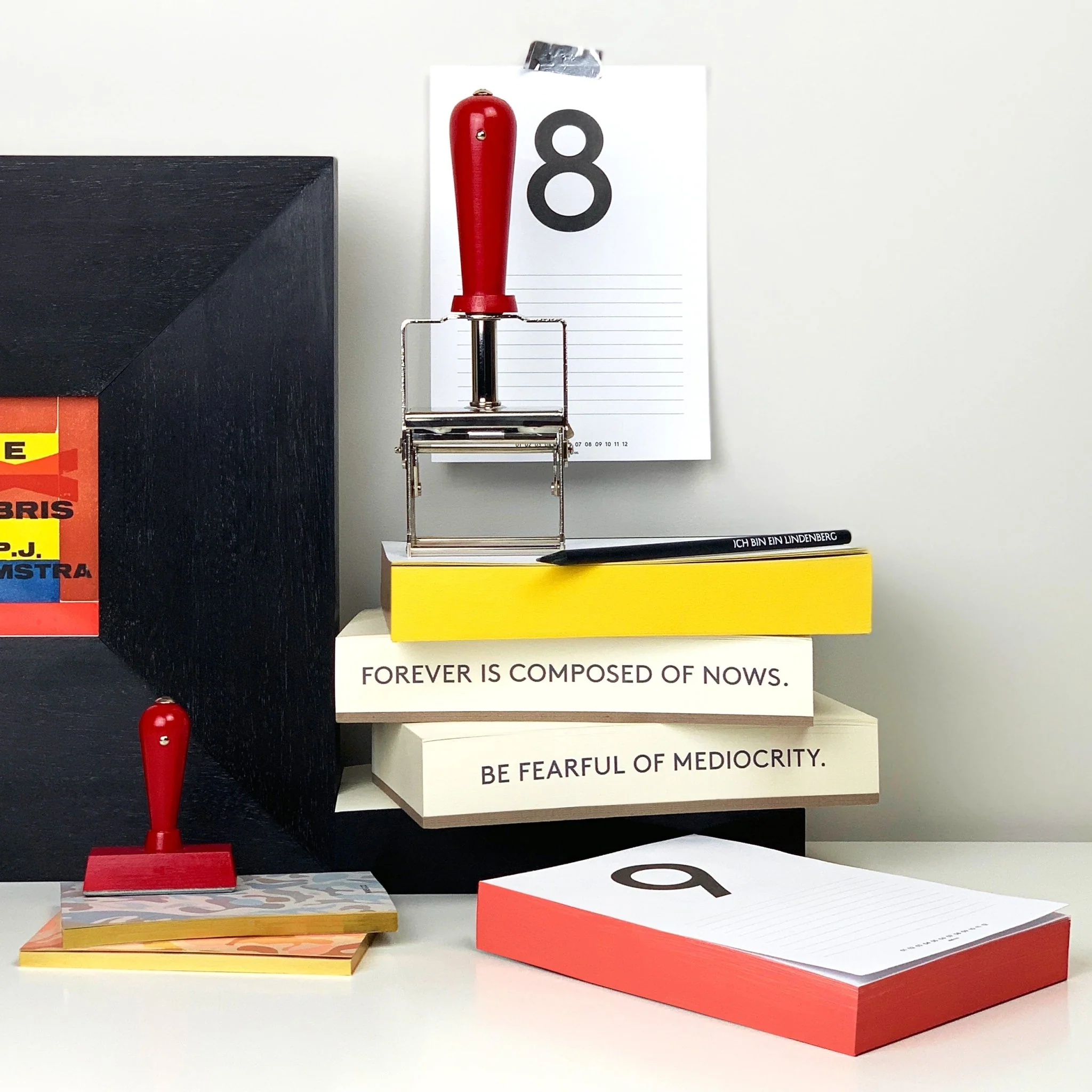 Custom Rubber Stamp: Red Gloss Wood - Image 3