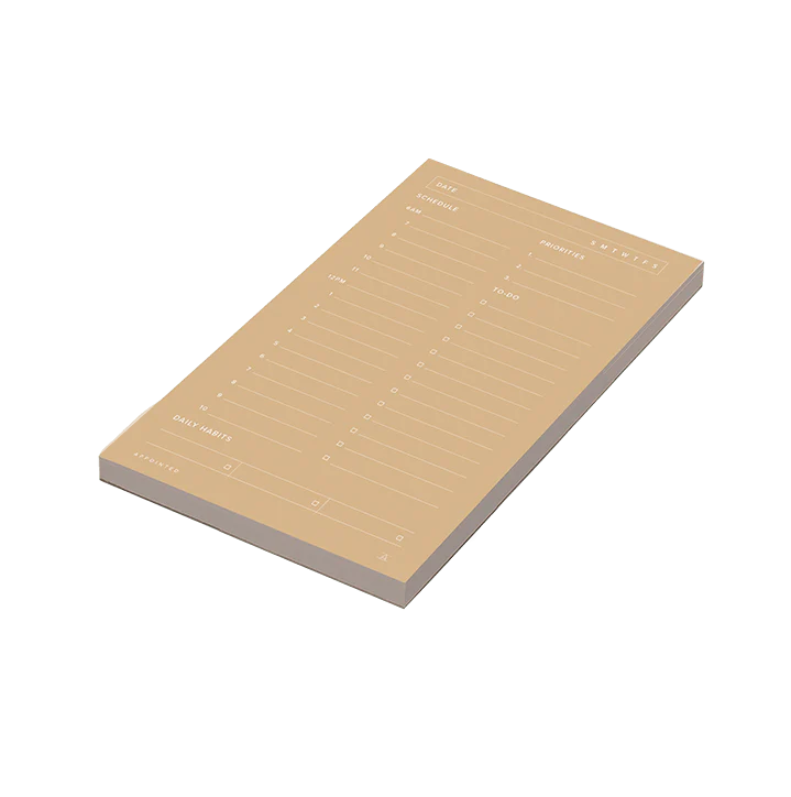 Daily Task Pad: Beige - Image 3