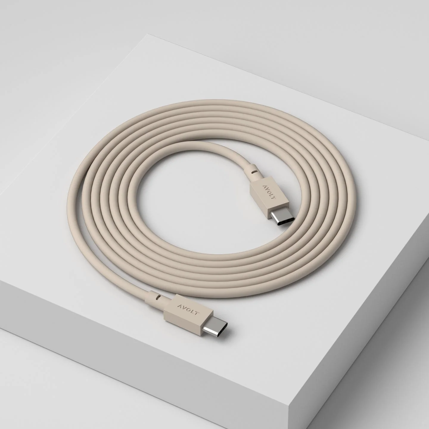 Stockholm Square 1 Power Strip: Sand - Image 8