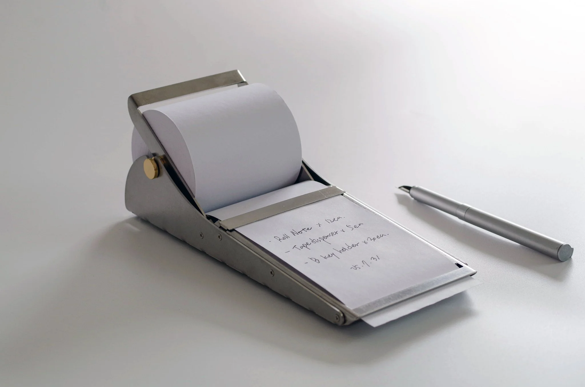 Desktop Roll Note Pad: Stainless Steel - Image 10