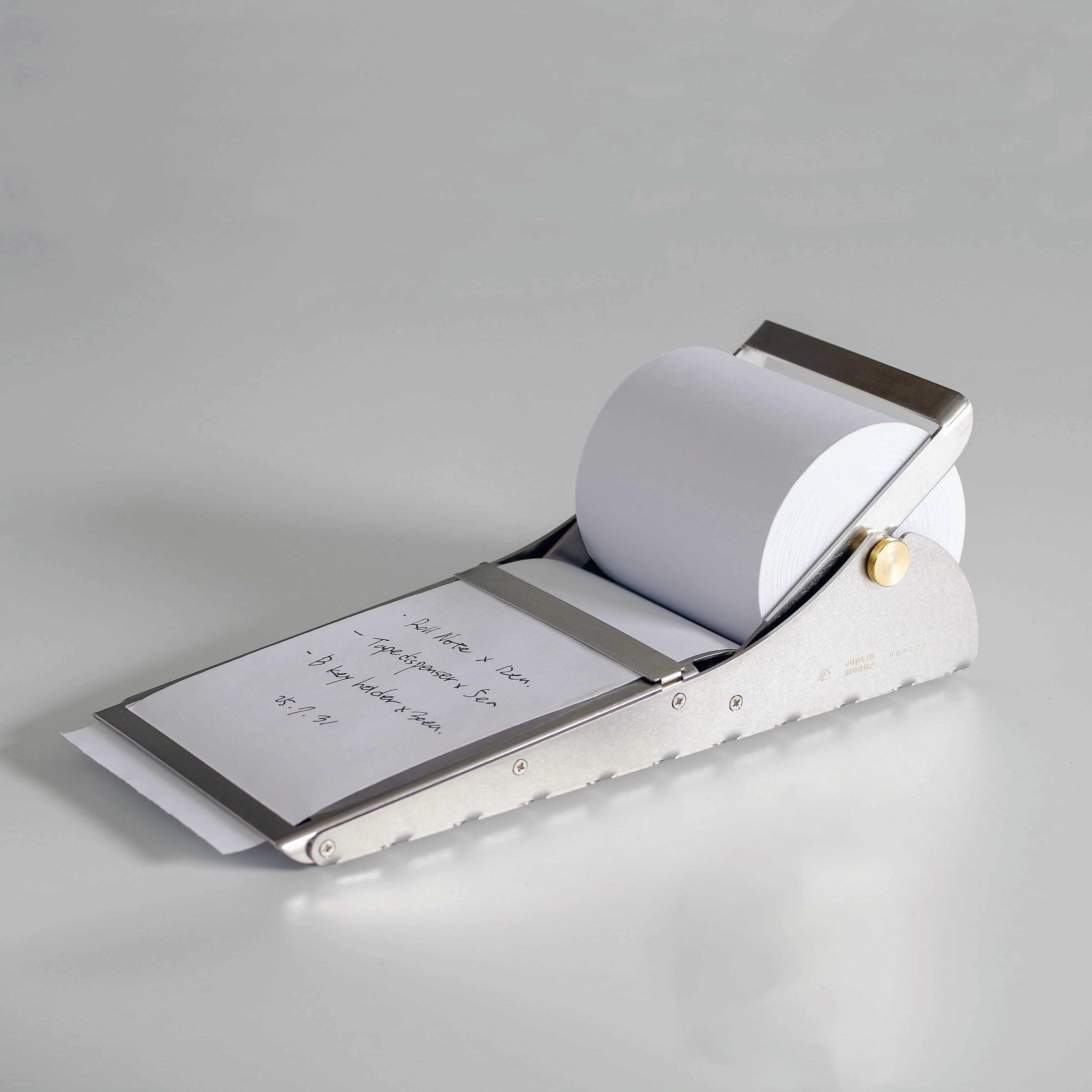Desktop Roll Note Pad: Stainless Steel - Image 2