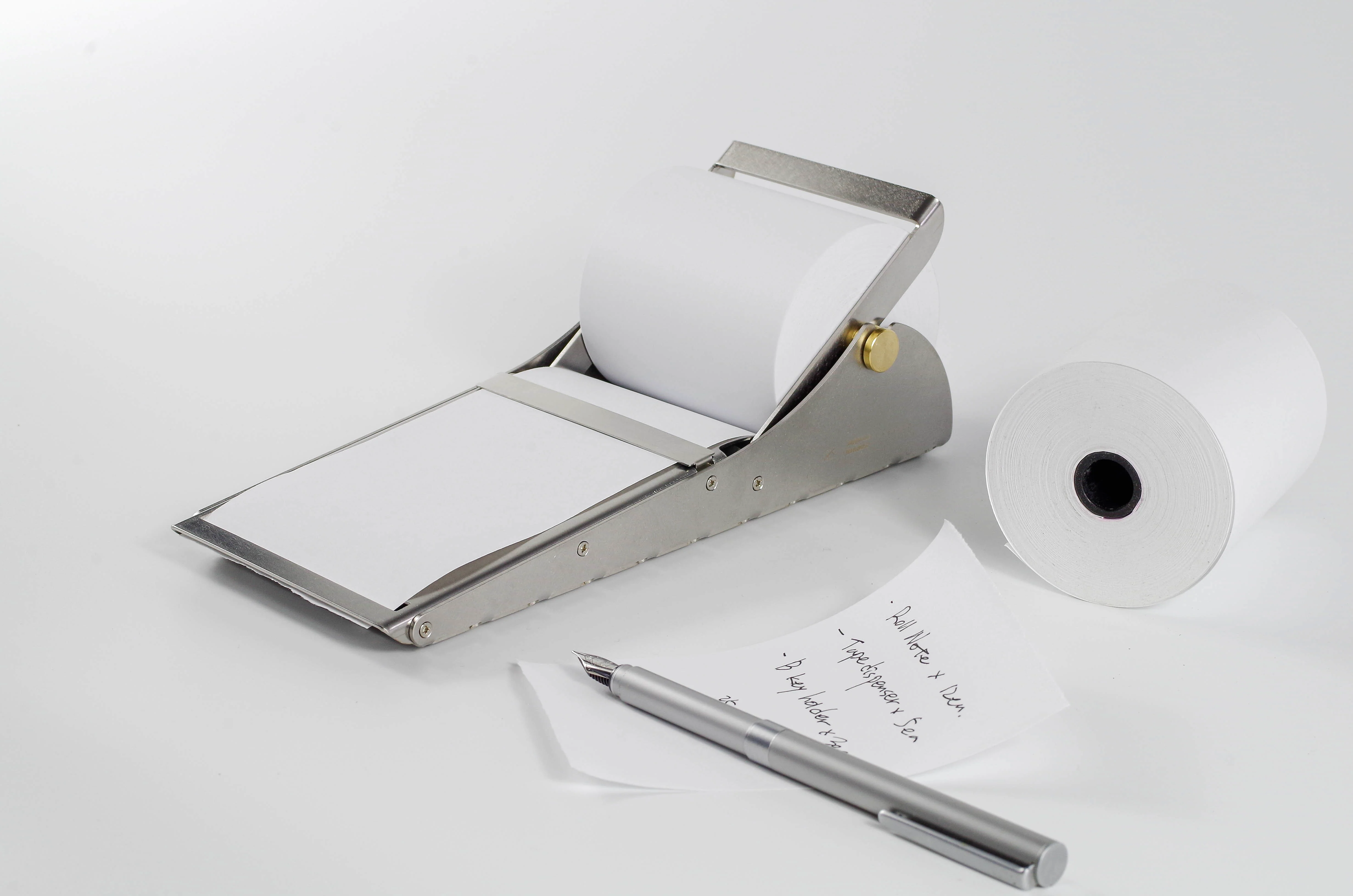 Desktop Roll Note Pad: Stainless Steel - Image 4