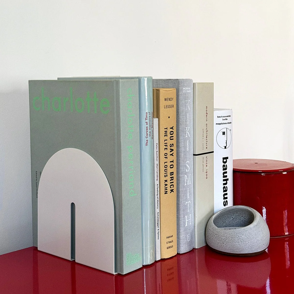 Enamel Bookend: Shades of White - Image 3