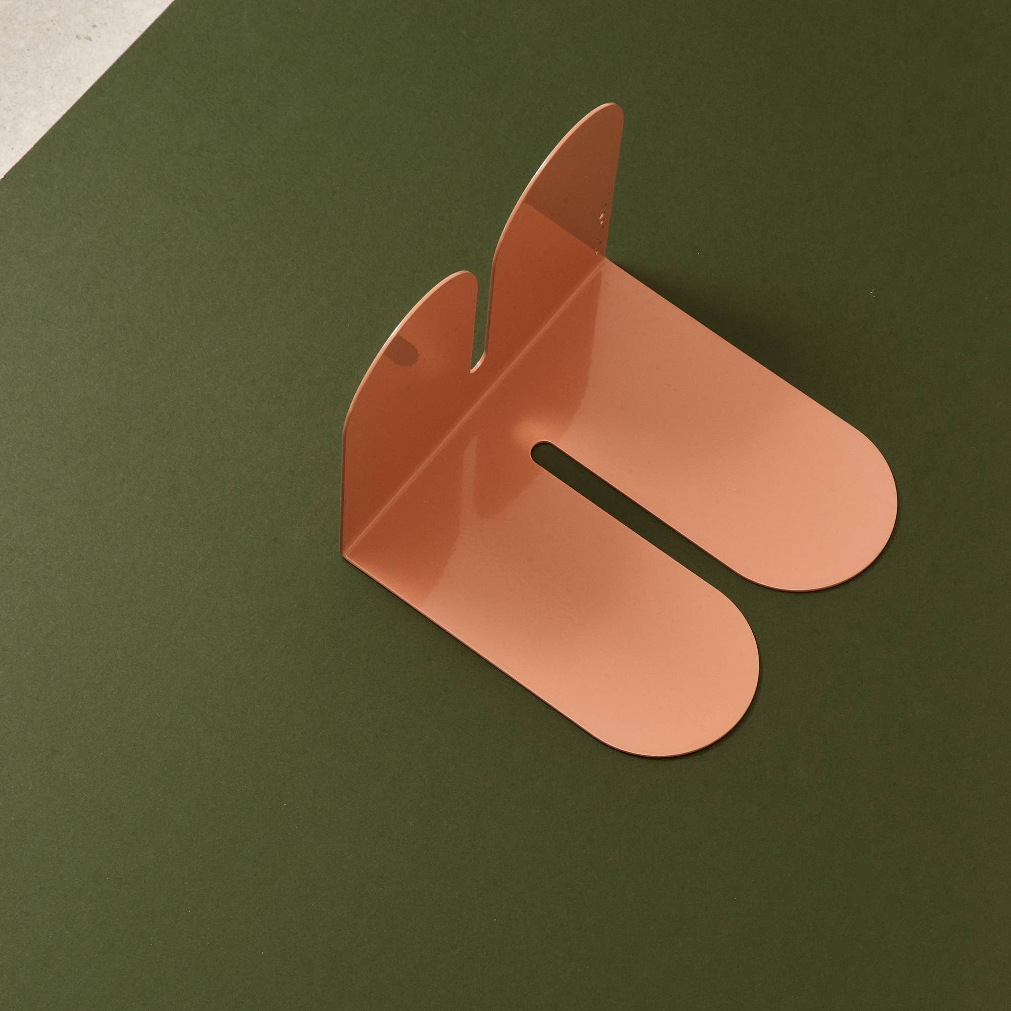 Enamel Bookend: Double Arc Coral - Image 5