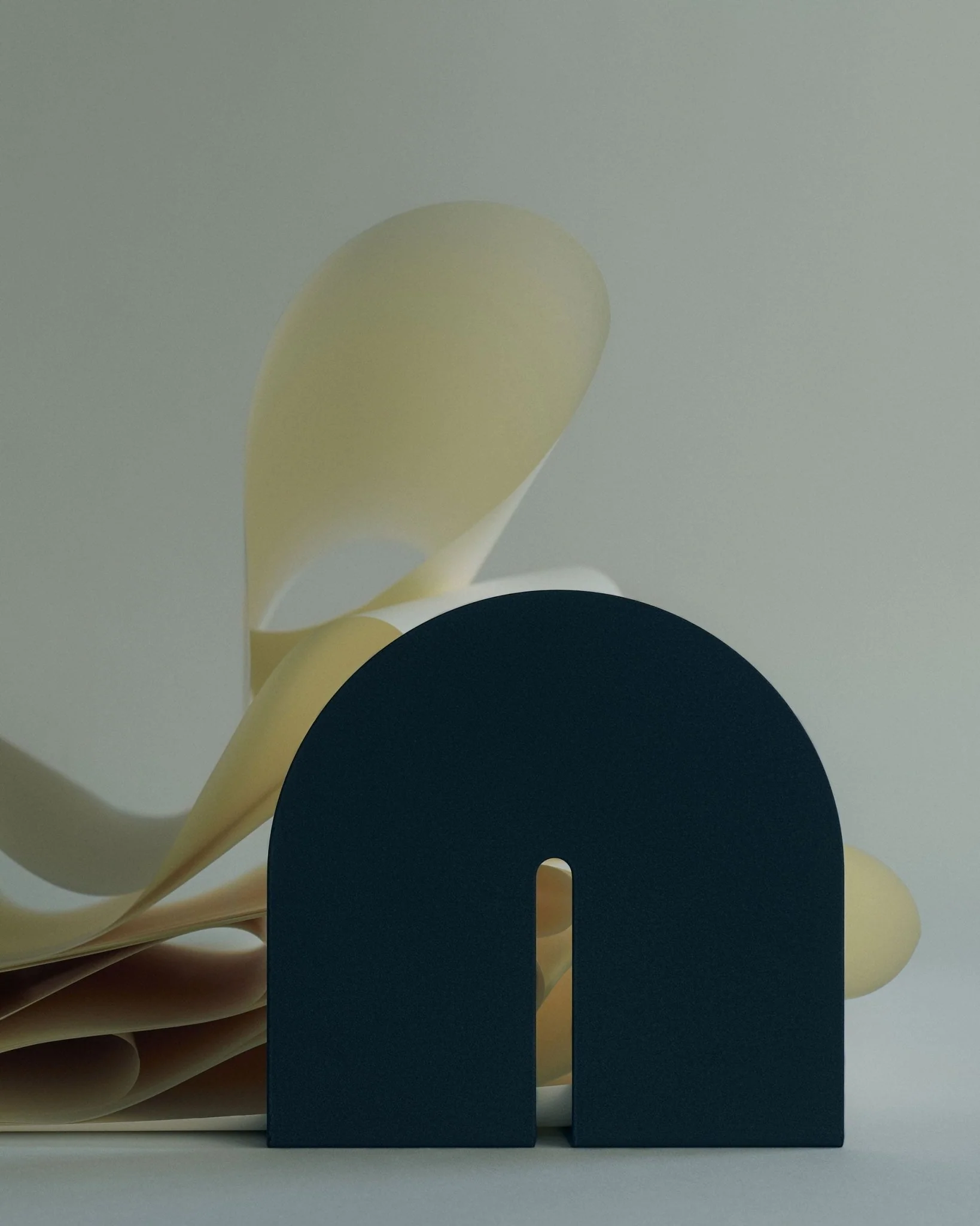 Enamel Bookend: Dumbo Arc Graphite - Image 3