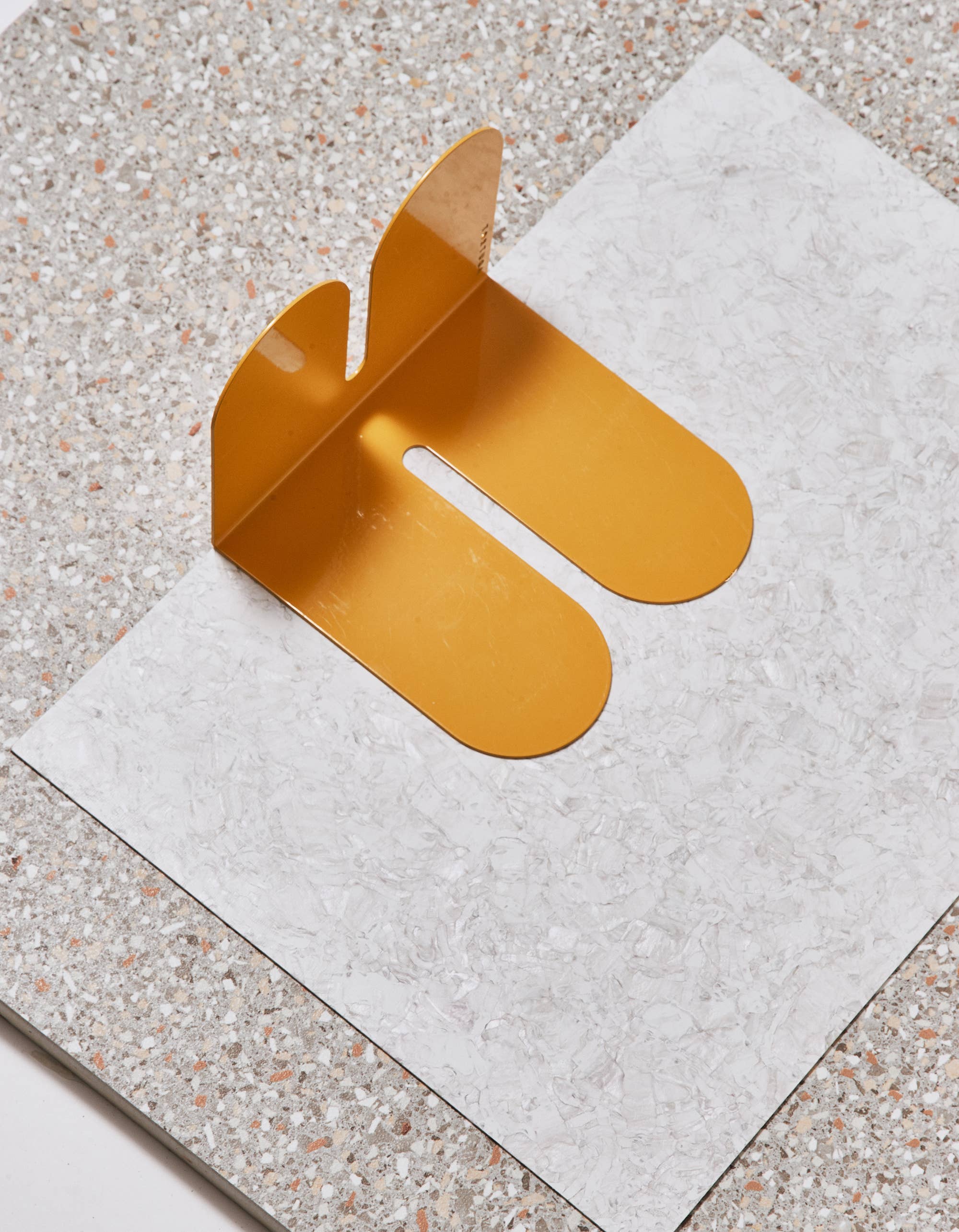 Enamel Bookend: Double Arc Sand - Image 4