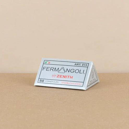 Fermangoli Corner Clips: Silver
