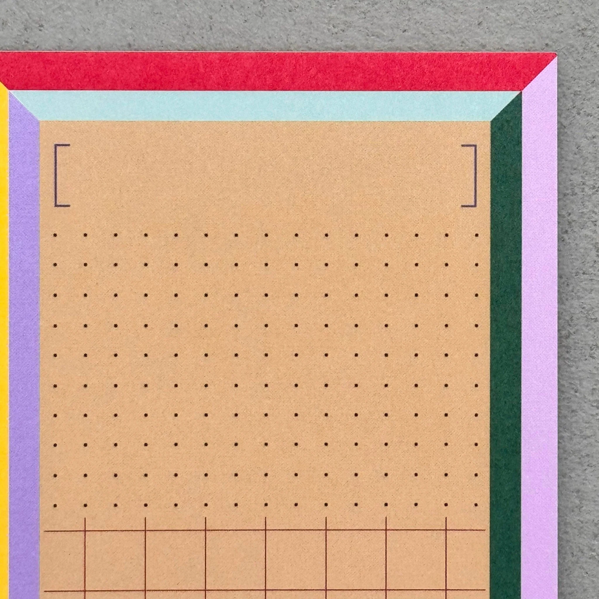 Frame Grid Dots Lined To-Do List Notepad - Image 2