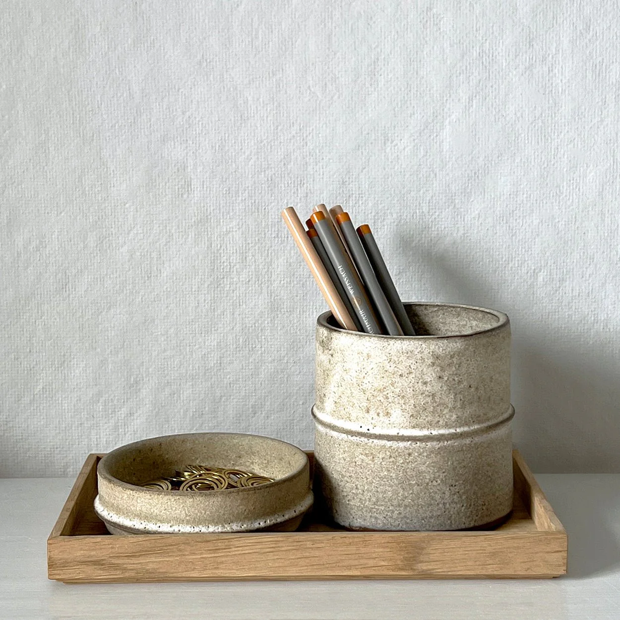 Julia Finlayson Ceramic Desk Set: Stone White - Image 6