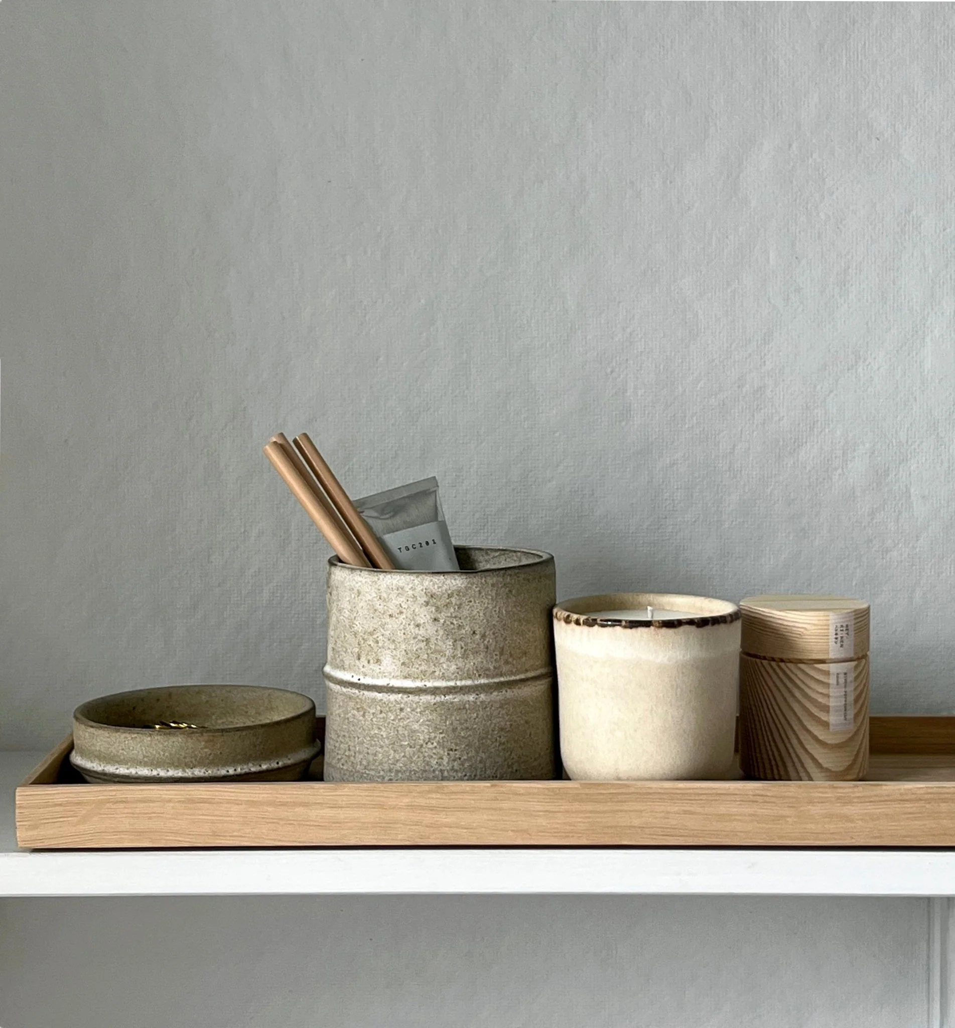 Julia Finlayson Ceramic Desk Set: Stone White - Image 7