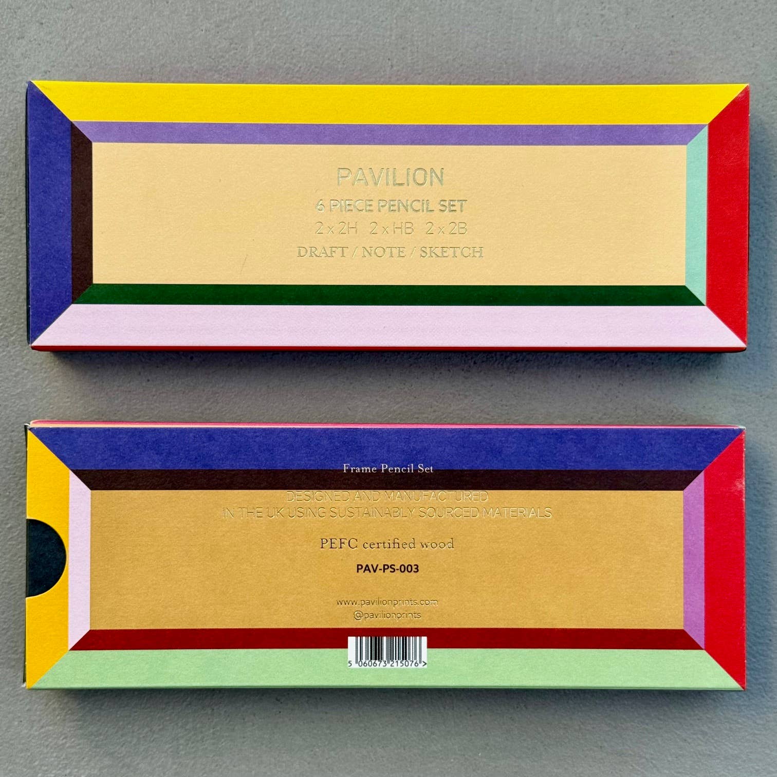 British Colour Block Pencil Set: Frame - Image 3