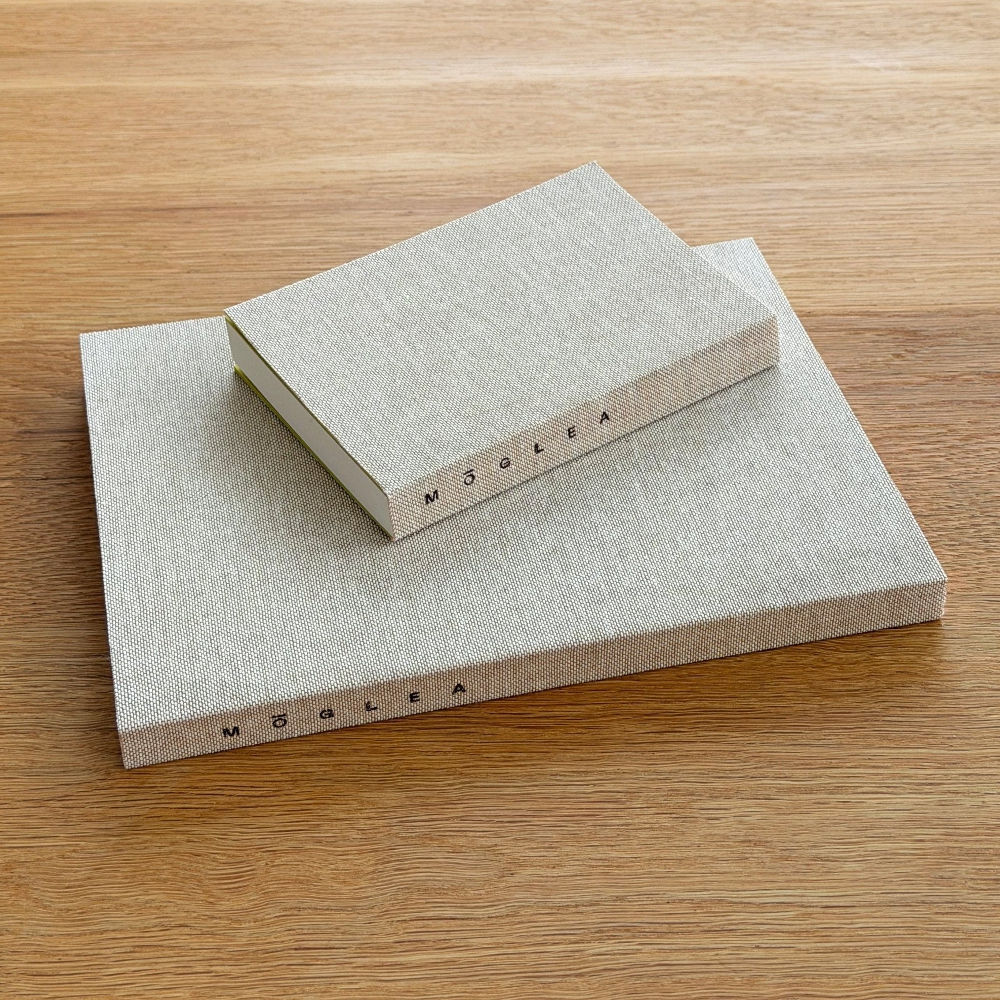 Oatmeal Linen Notebooks - Image 3