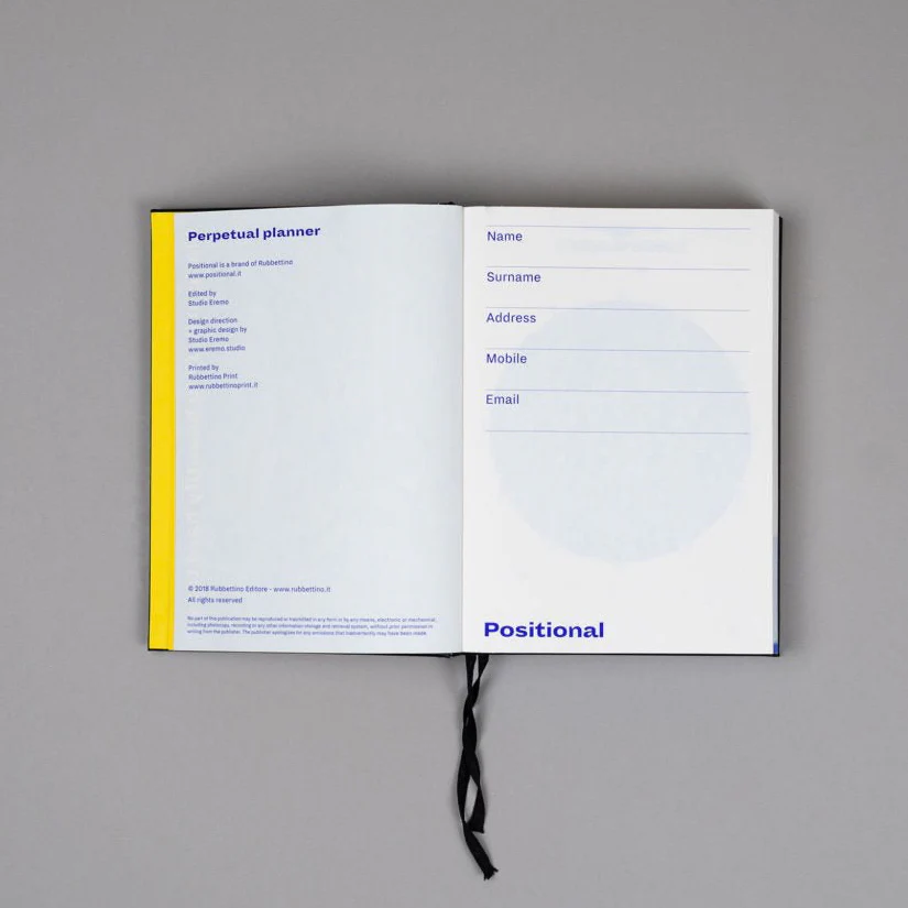 Italian Perpetual Planner Notebook - Image 3