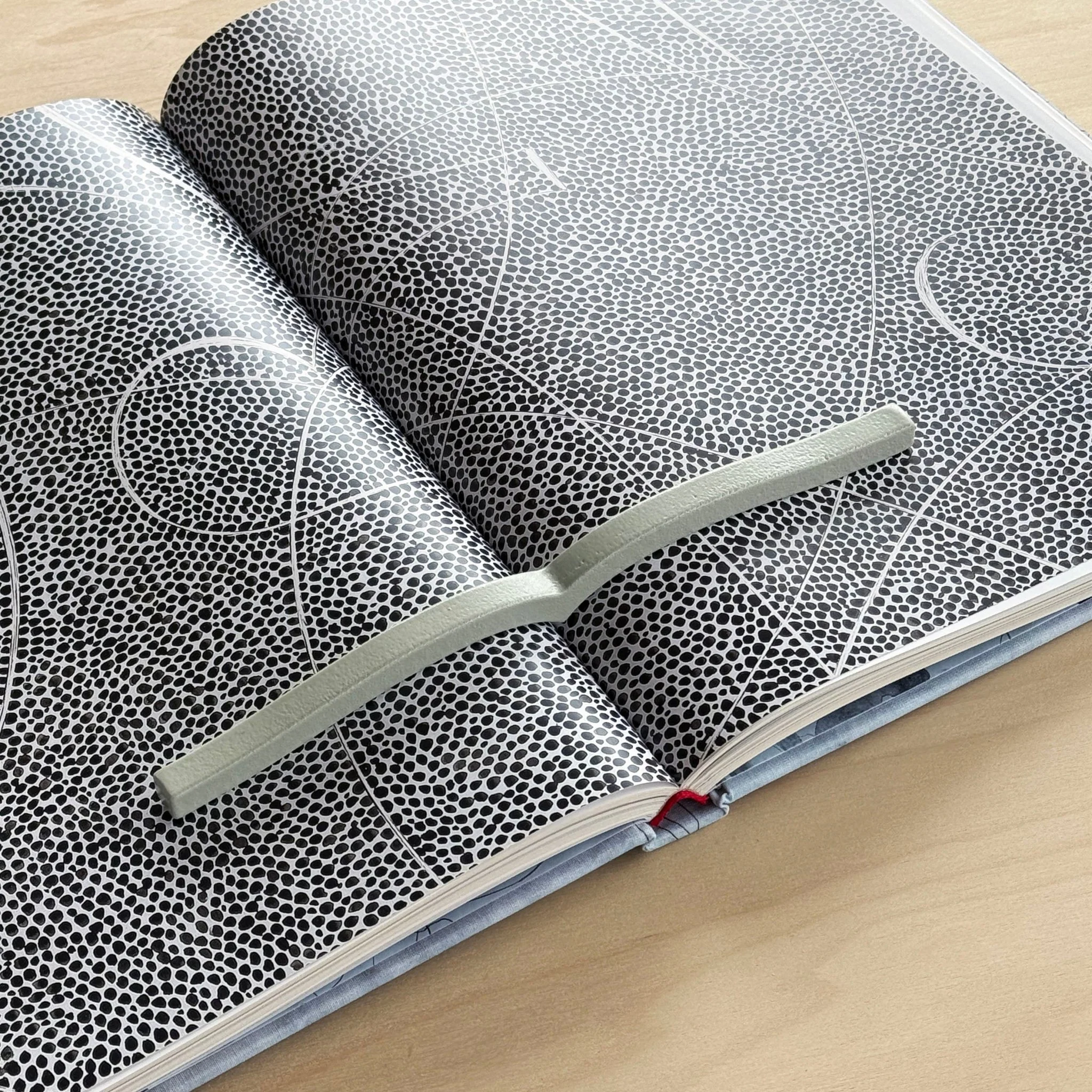 Japanese Cast Iron Book Weight: Pale Grey - Image 3
