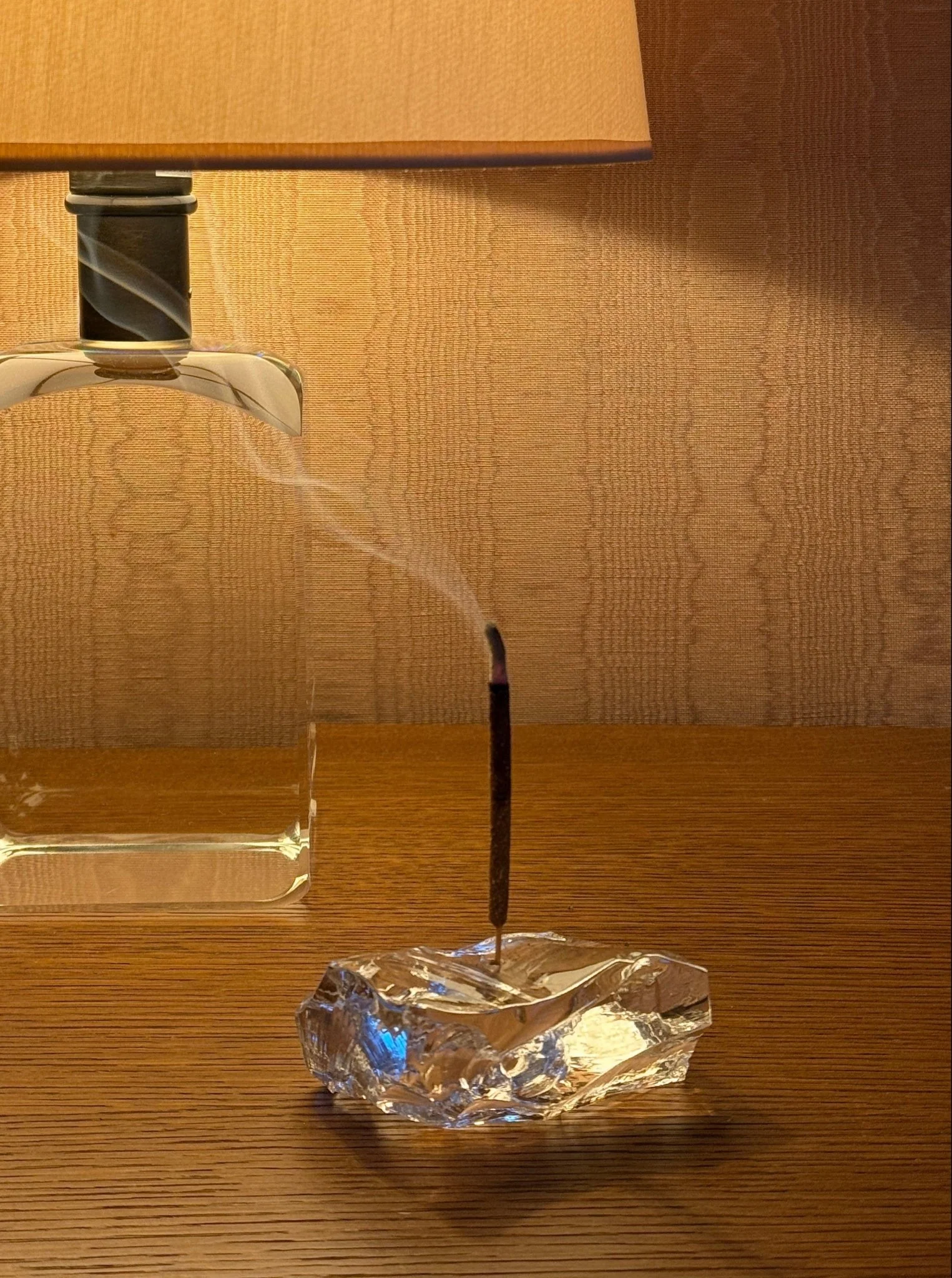 Japanese Glass Fragment Incense Burner - Image 5